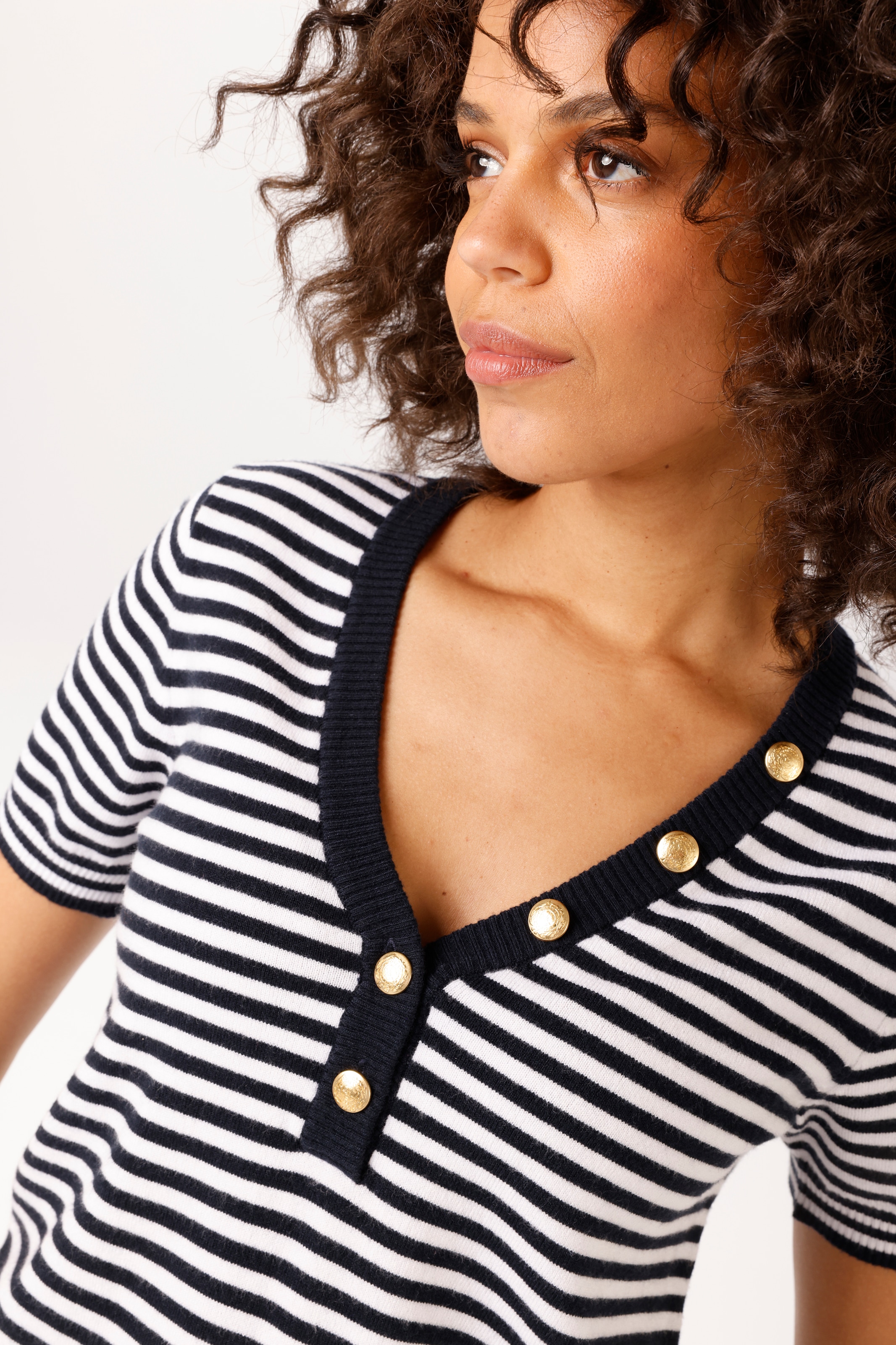 Aniston CASUAL Strickpullover im maritimen Streifen-Dessin - NEUE KOLLEKTION