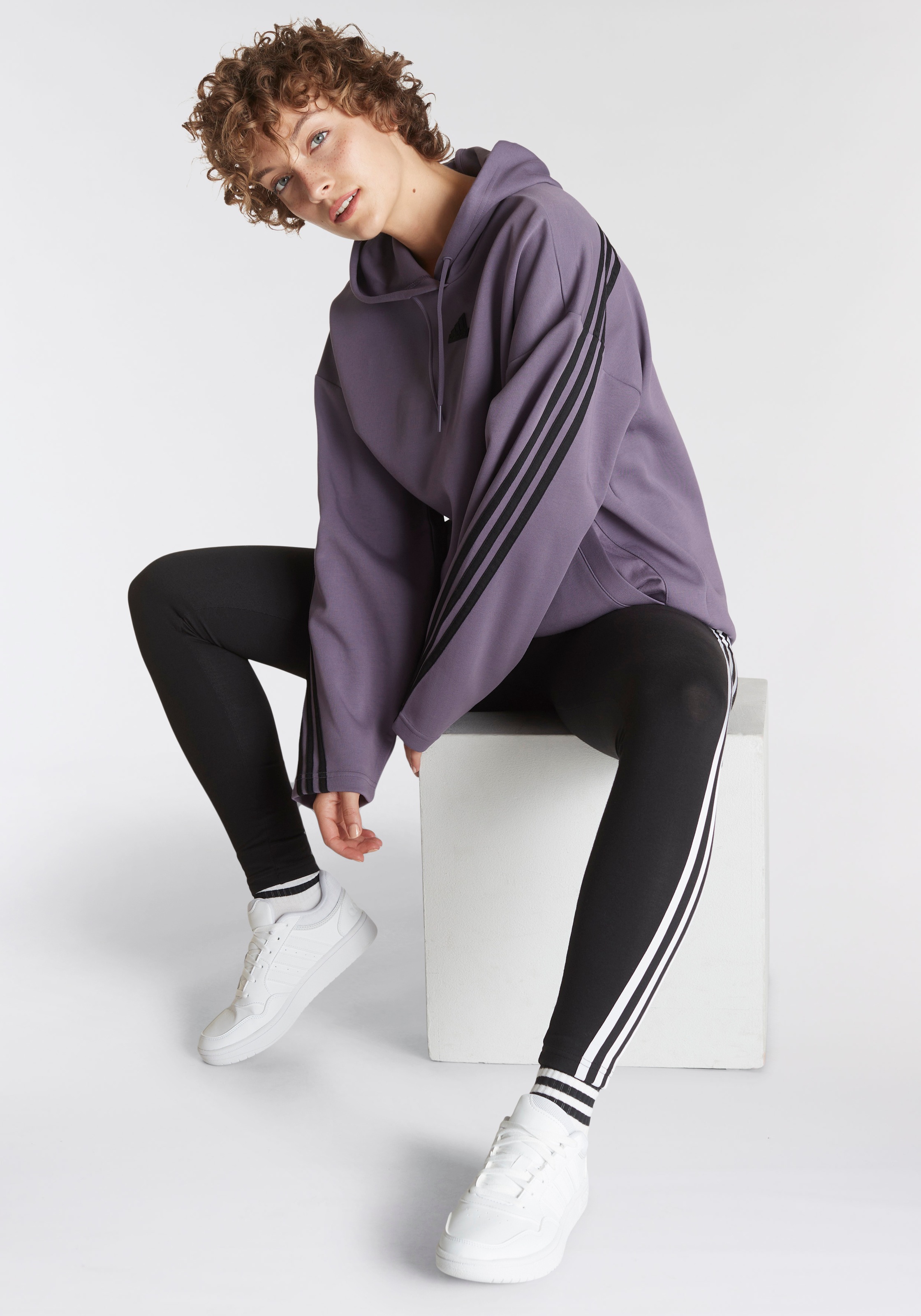 adidas Sportswear Kapuzensweatshirt »FUTURE 3STREIFEN ICONS HOODIE« bestellen BAUR 