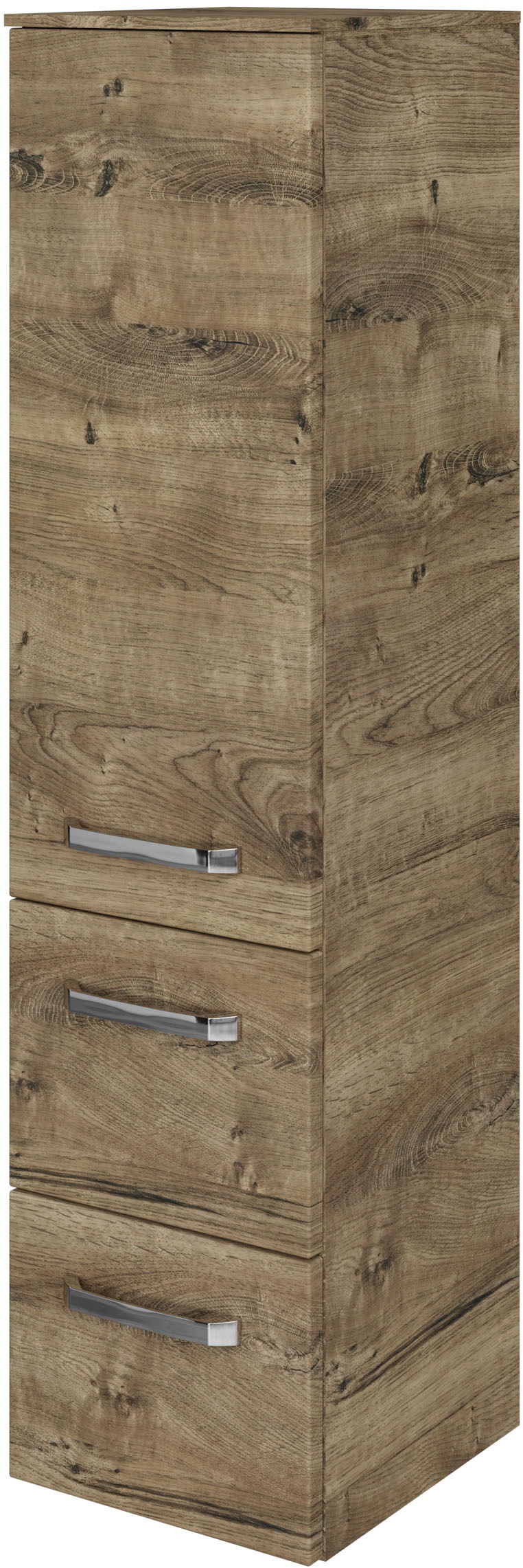 Saphir Badmöbel-Set »Serie 4010 5-teilig Keramik-Waschtisch mit LED-Spiegelschrank«, (Set), Bad Set mit Unterschrank, Hängeschrank, Midischrank, inkl. Türdämpfer