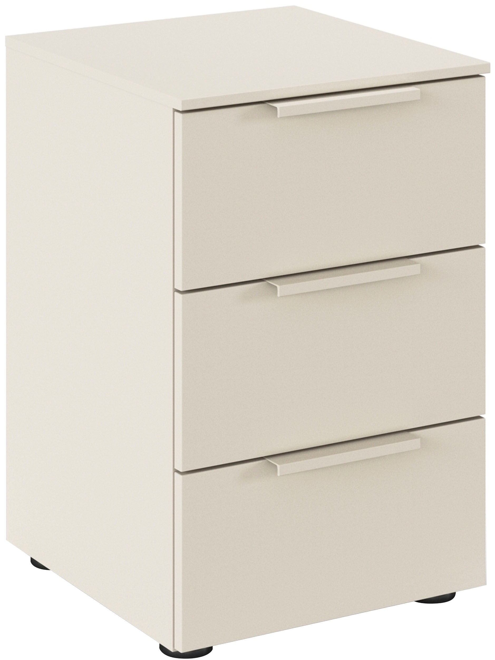 rauch "Nachttisch Nachtschrank Nachtkonsole FLIPP" Breite 40 cm, mit 3 Schubladen und Soft-Close-Funktion