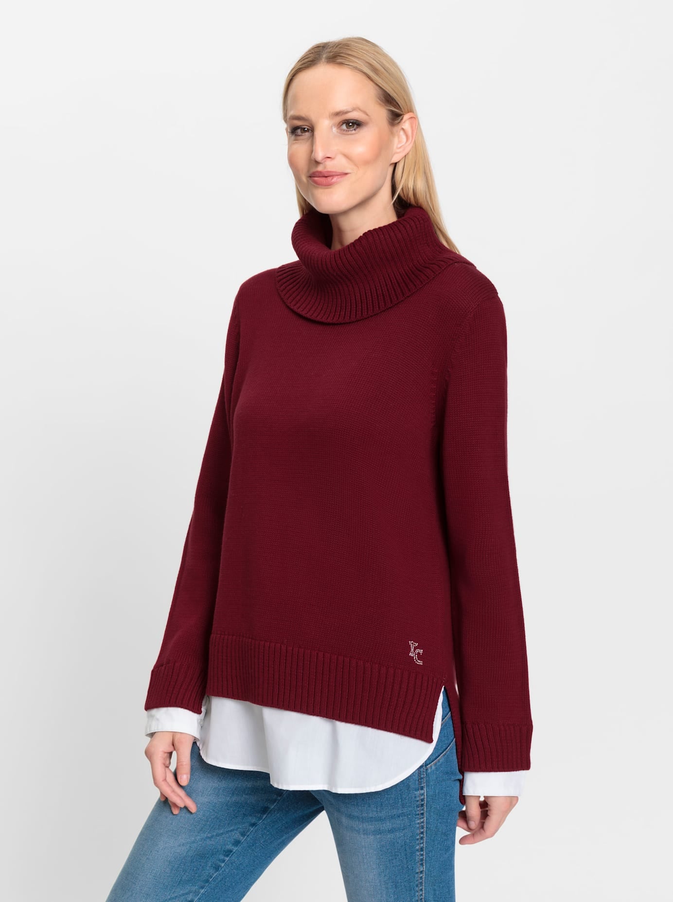 heine Strickpullover "2-in-1-Pullover" günstig online kaufen