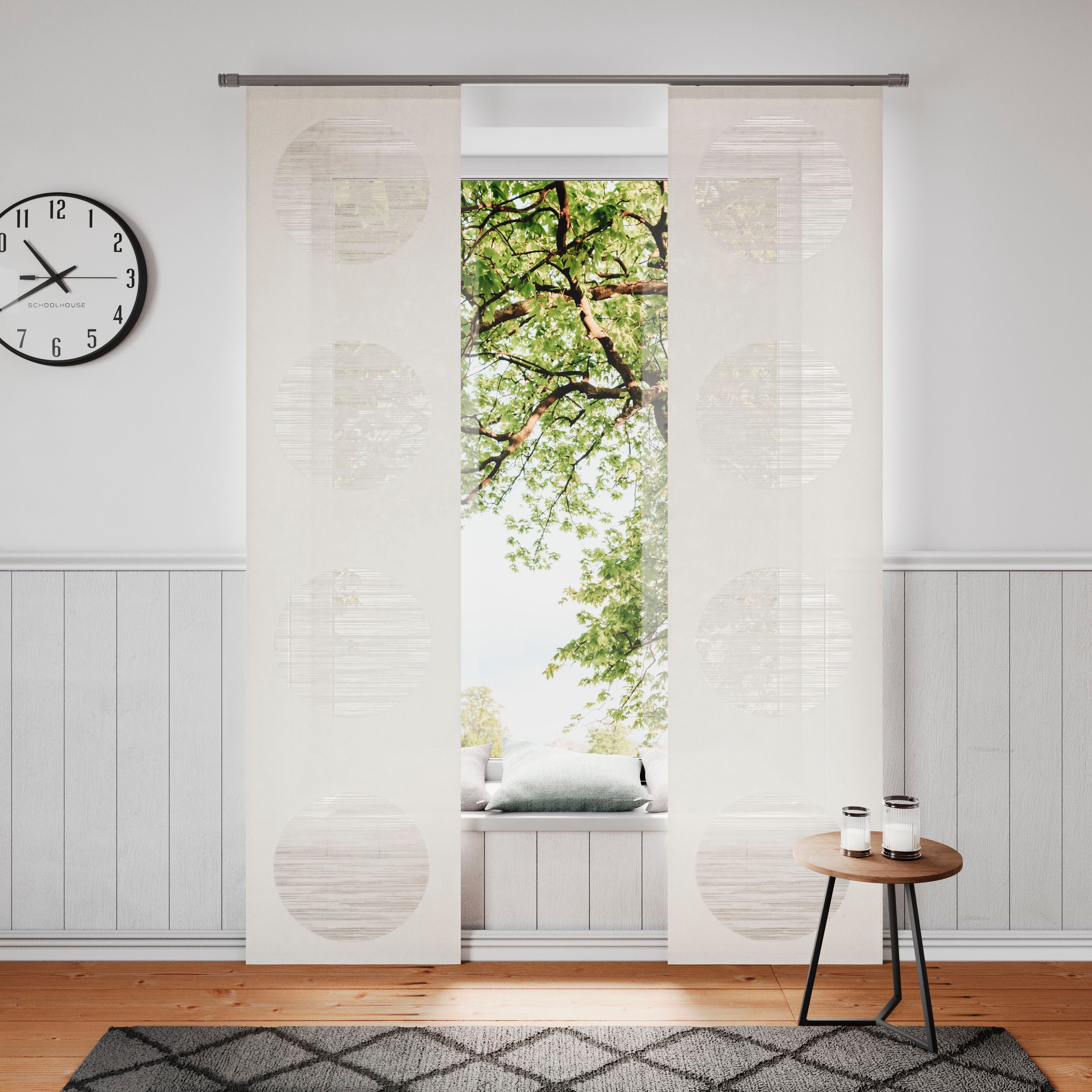 Neutex for you Schiebegardine "Padova" Klettband 1 Stk. tlg. inkl. Befestig günstig online kaufen