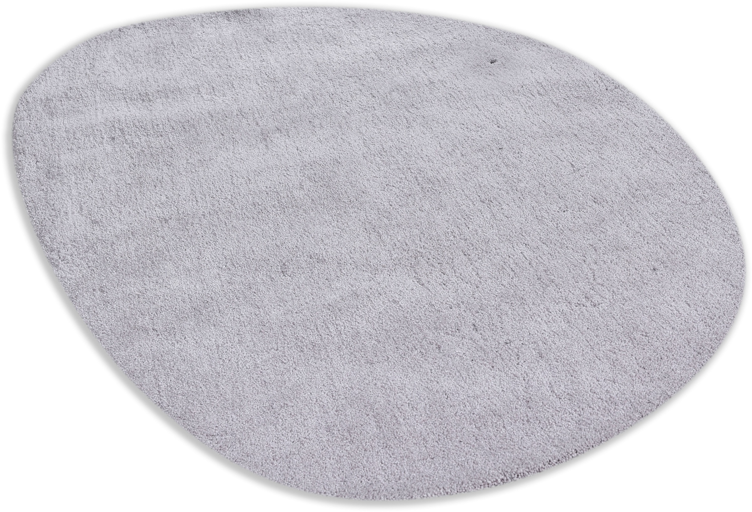 TOM TAILOR HOME Hochflor-Teppich »Shaggy Teppich Cozy«, oval, 25 mm Höhe, Uni Farben, auch in Pastell Farben, ideal im Wohnzimmer & Schlafzimmer