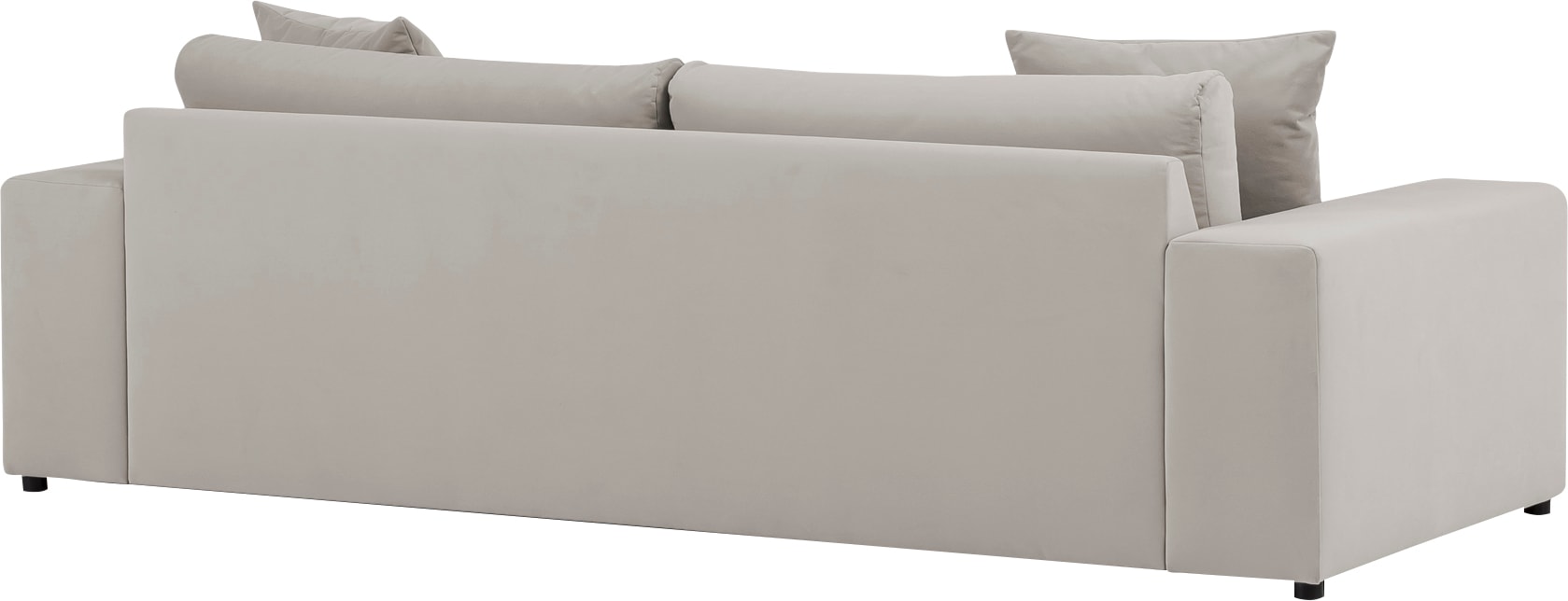 andas 3-Sitzer »SLEETLAND XXL in Samtvelours oder Vintage-Leder-Optik«, besonders groß und bequem