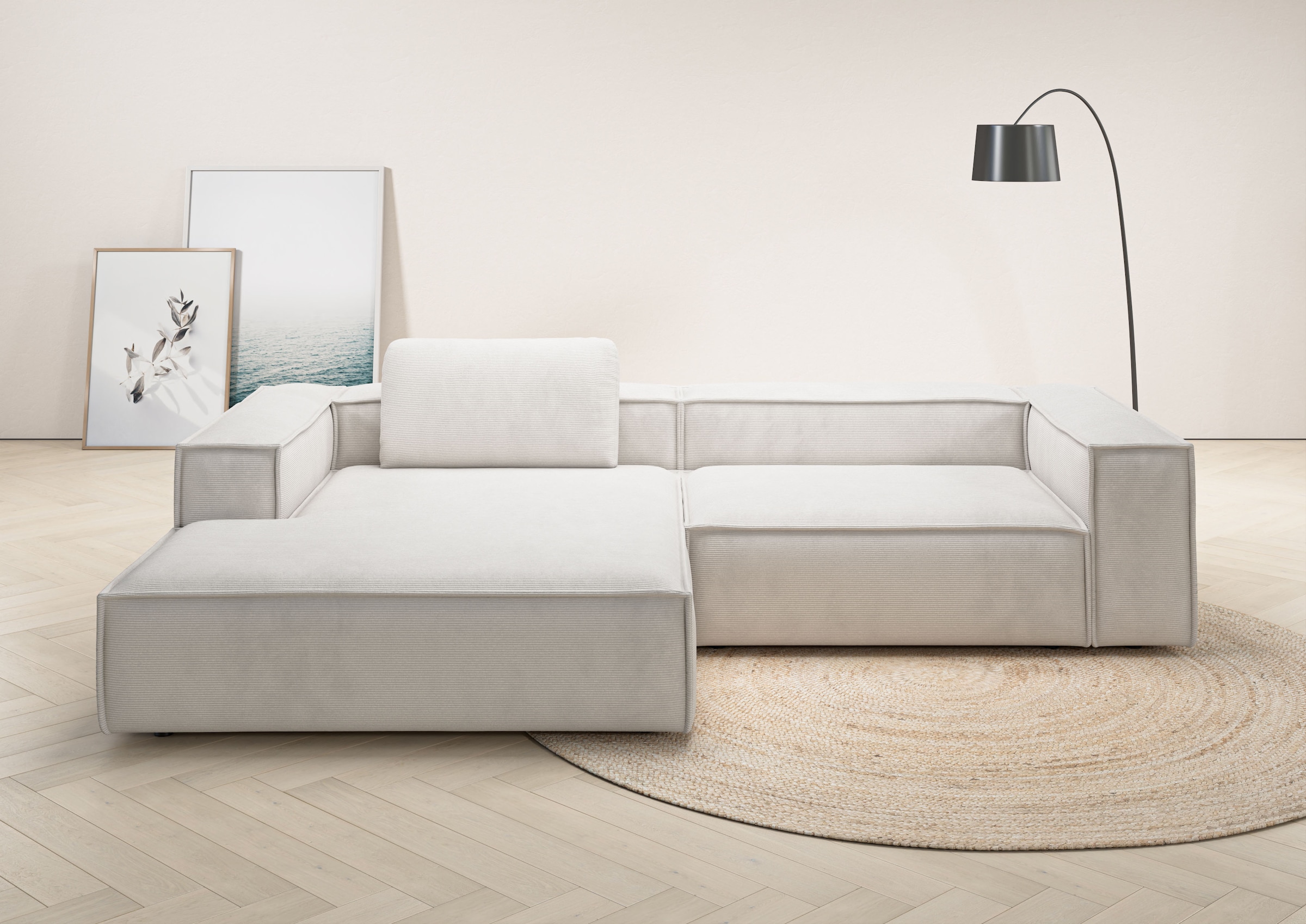 Places of Style Ecksofa "Watertown, modernes XXL L-Form, 306 cm breit", Gro günstig online kaufen