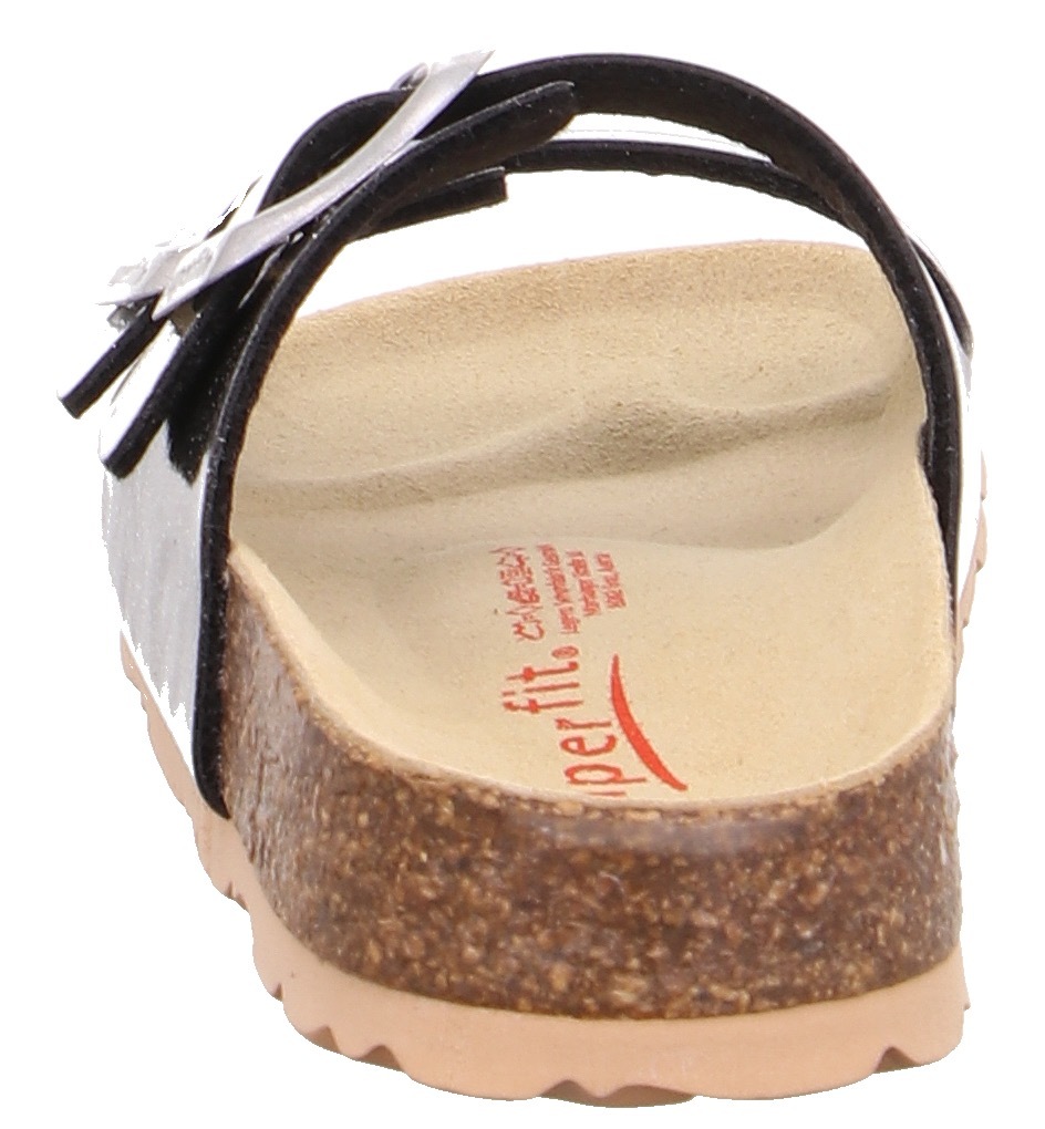 Thumbnail - Superfit Pantolette "Fußbettpantoffel VIOS WMS: Mittel" Schlappen, Hausschuh mit Glitzer, Größenschablone zum Download