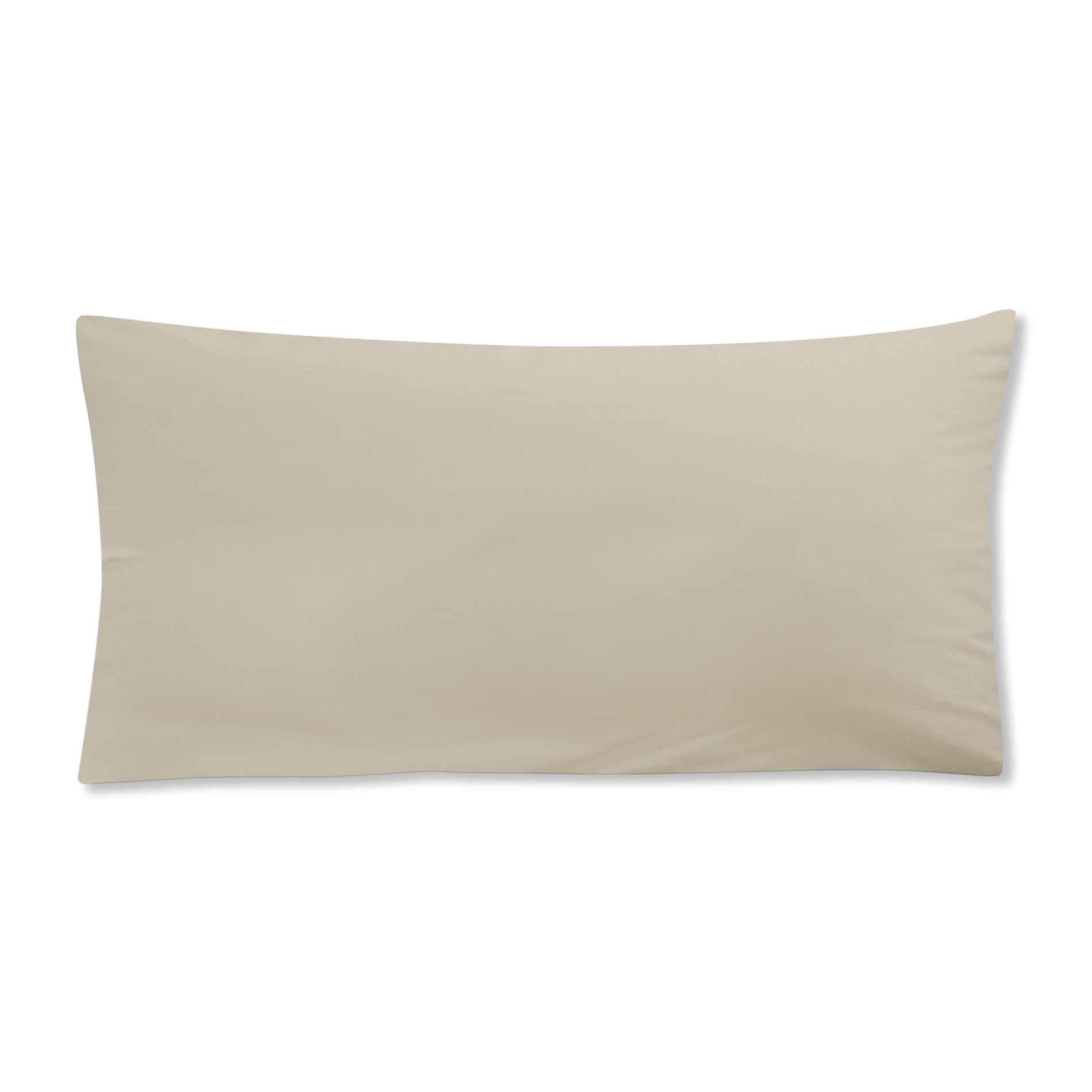 Kissenbezug IRISETTE, B:40cm L:80cm, beige, Baumwolle, Obermaterial: 95% Baumwolle, 5% Elasthan, Kissenbezüge, "Porto 20", besonders elastisch,