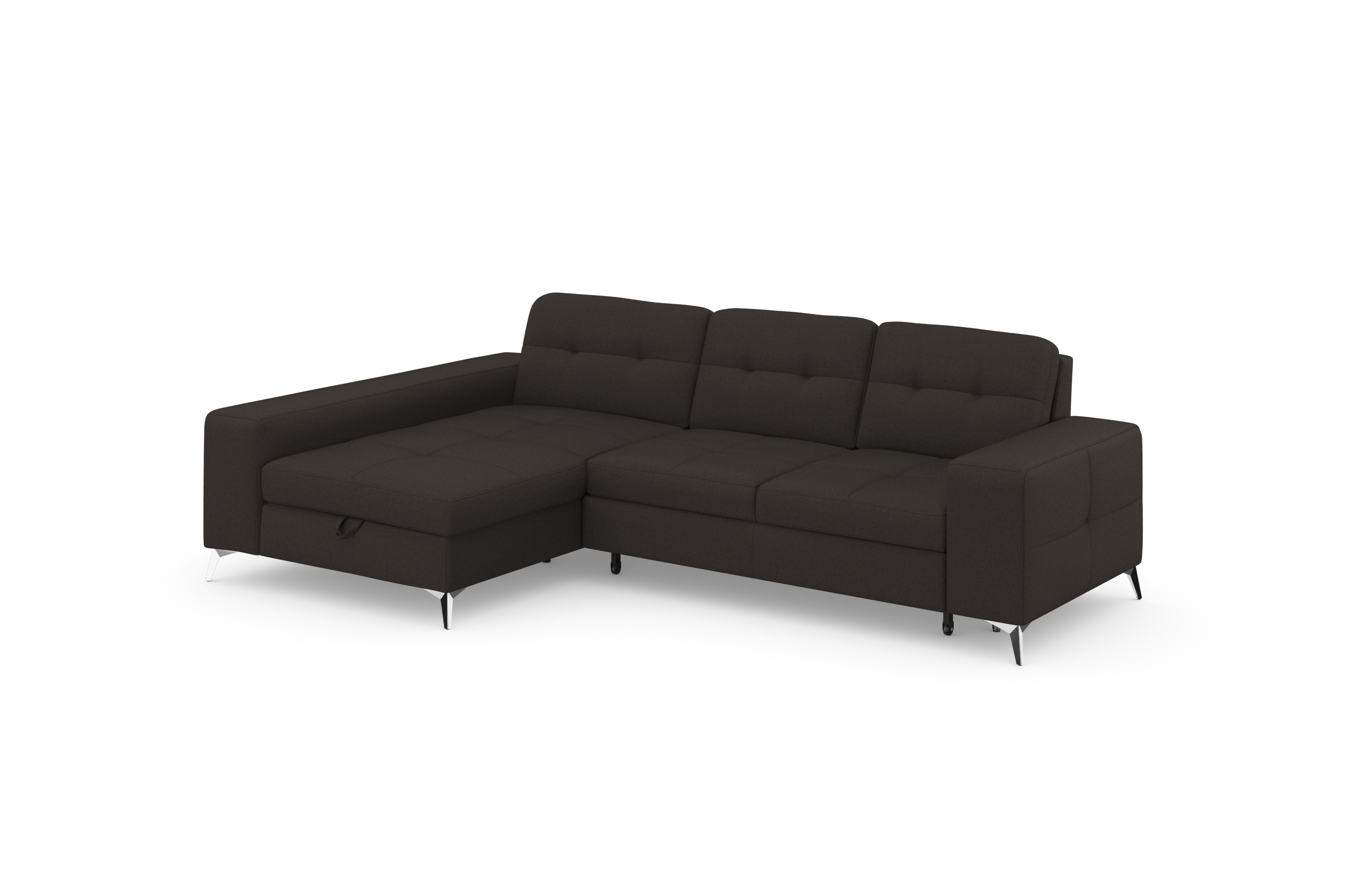 Thumbnail - sit&more Ecksofa "Baviene L-Form", inklusive Sitztiefenverstellung und Federkern, wahlweise Bettfunktion