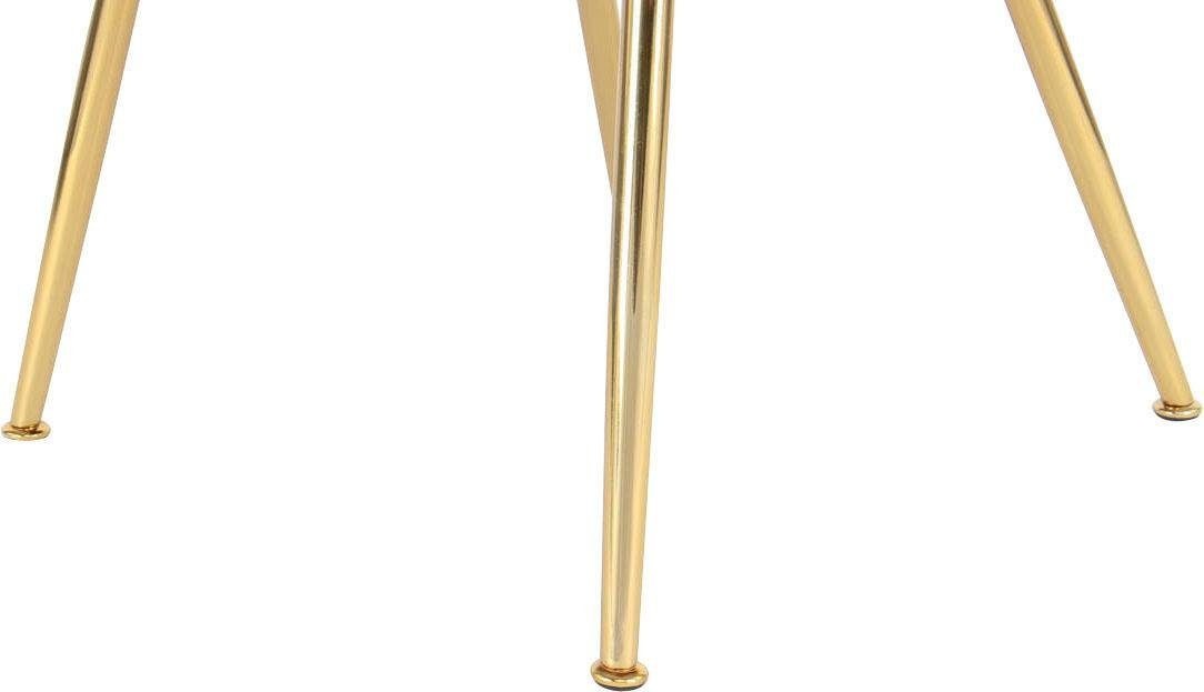 Kayoom Stuhl »Jolene 125, Esszimmerstuhl,eleganter Stoffbezug« () 1 Stk.samtweicher Bezug, Rückenlehne und Armlehnen abgerundet