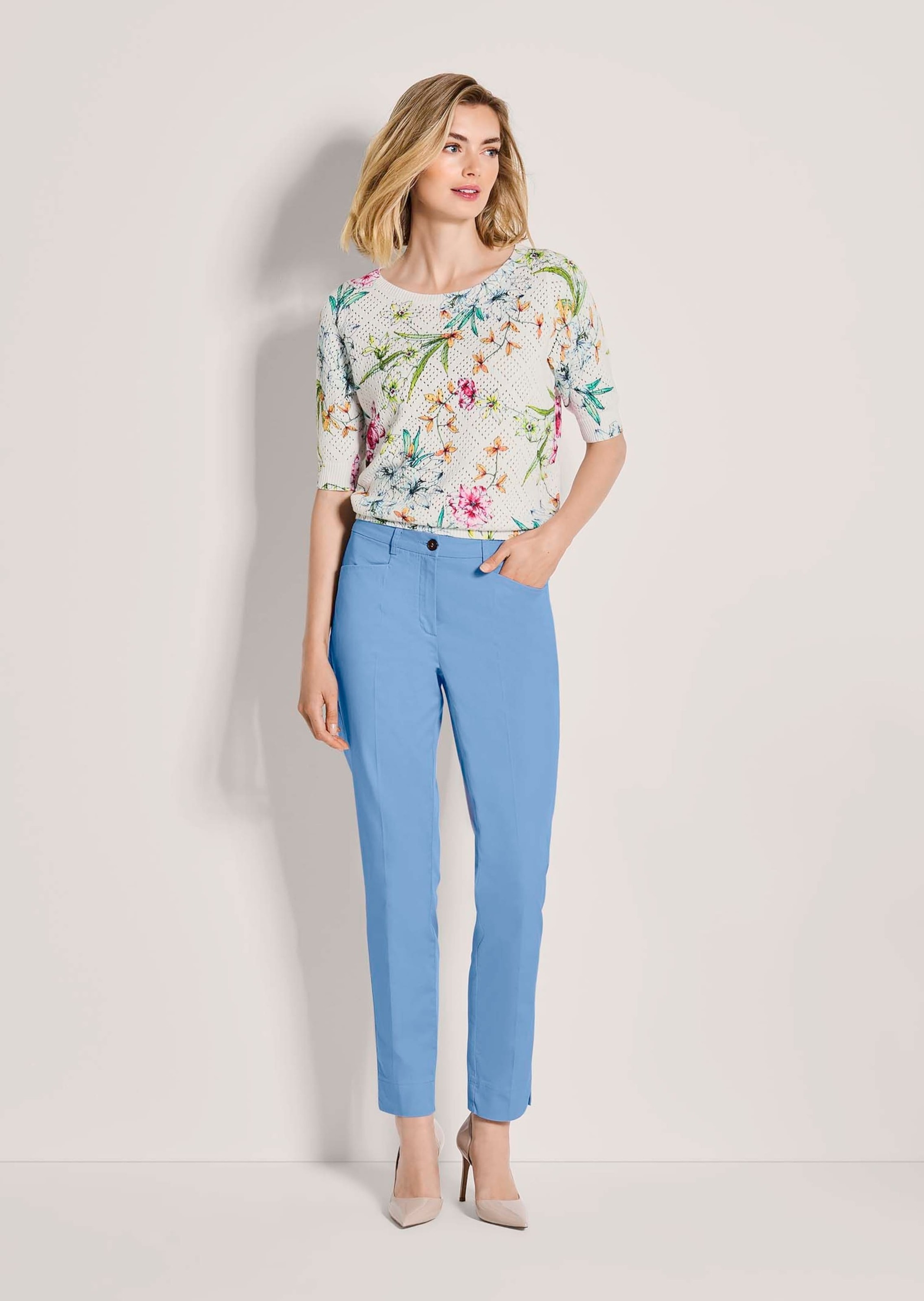 MADELEINE Chinohose "Chinohose Jerseyhose mit Formbund" günstig online kaufen