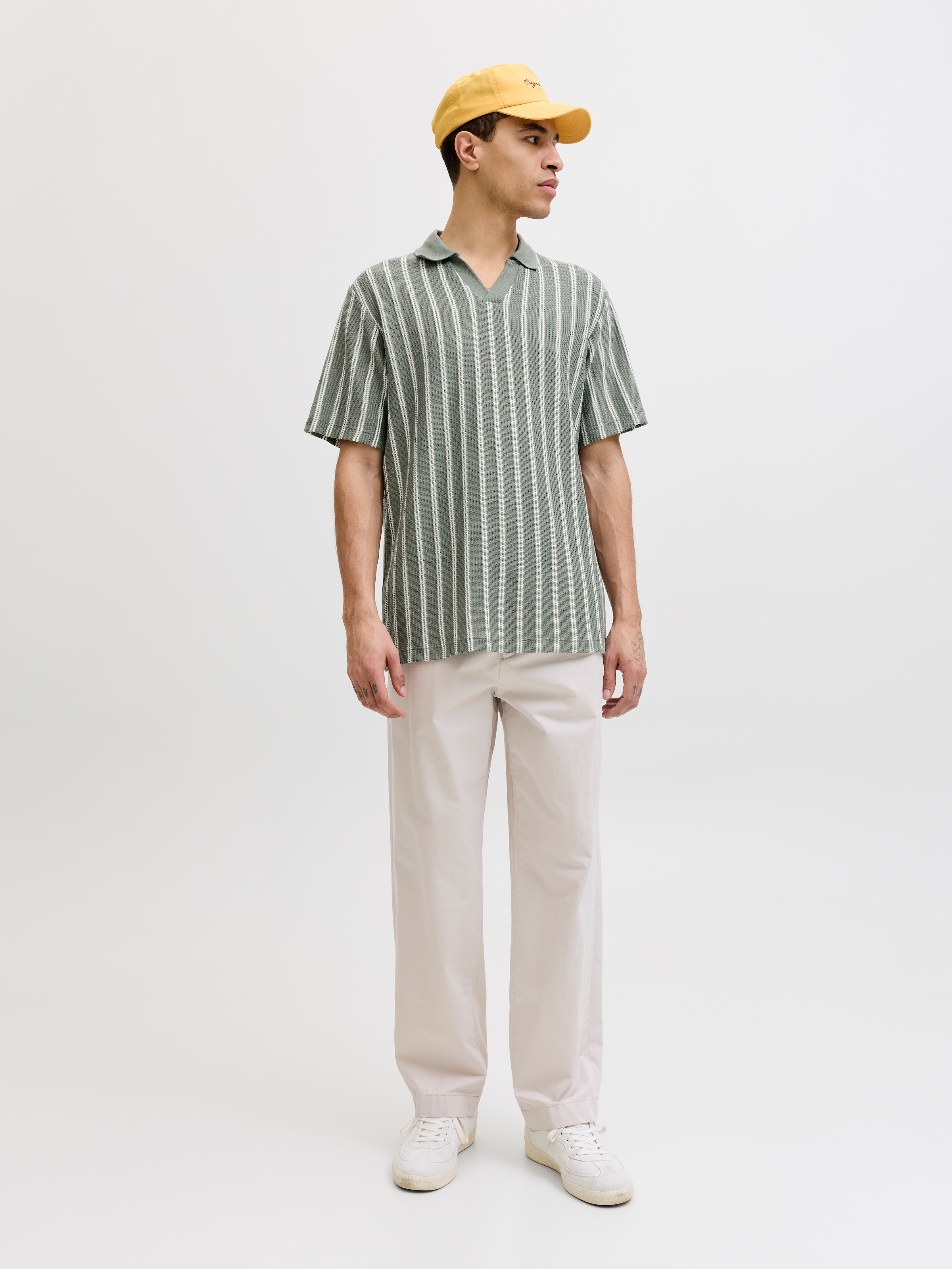 Jack & Jones Poloshirt »JPRBLUHARRY SS SPLIT NECK POLO SN« Baumwollmischung, regular fit