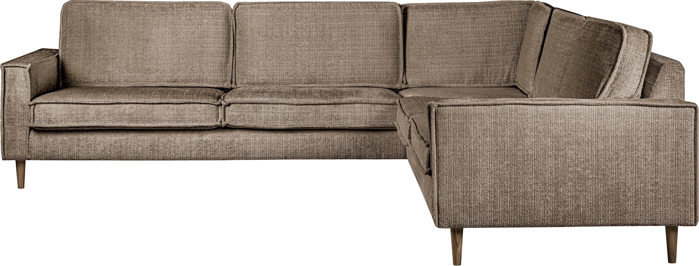 Home affaire Ecksofa "Pinto Skandi, 290 cm, Chenille, Struktur, Ottomane li günstig online kaufen