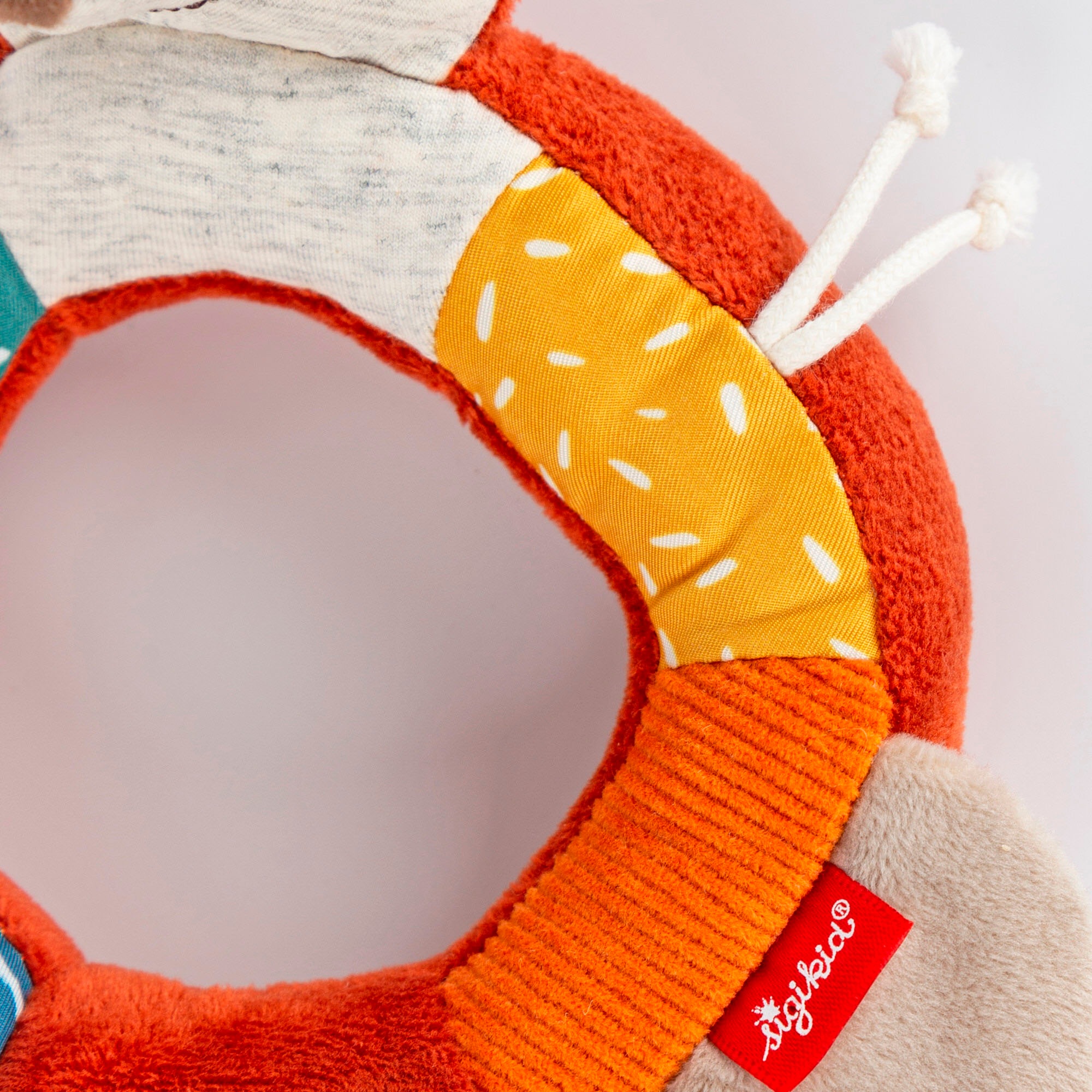 Sigikid Greifling »PlayQ, Yellow, Aktiv-Ring Fuchs«