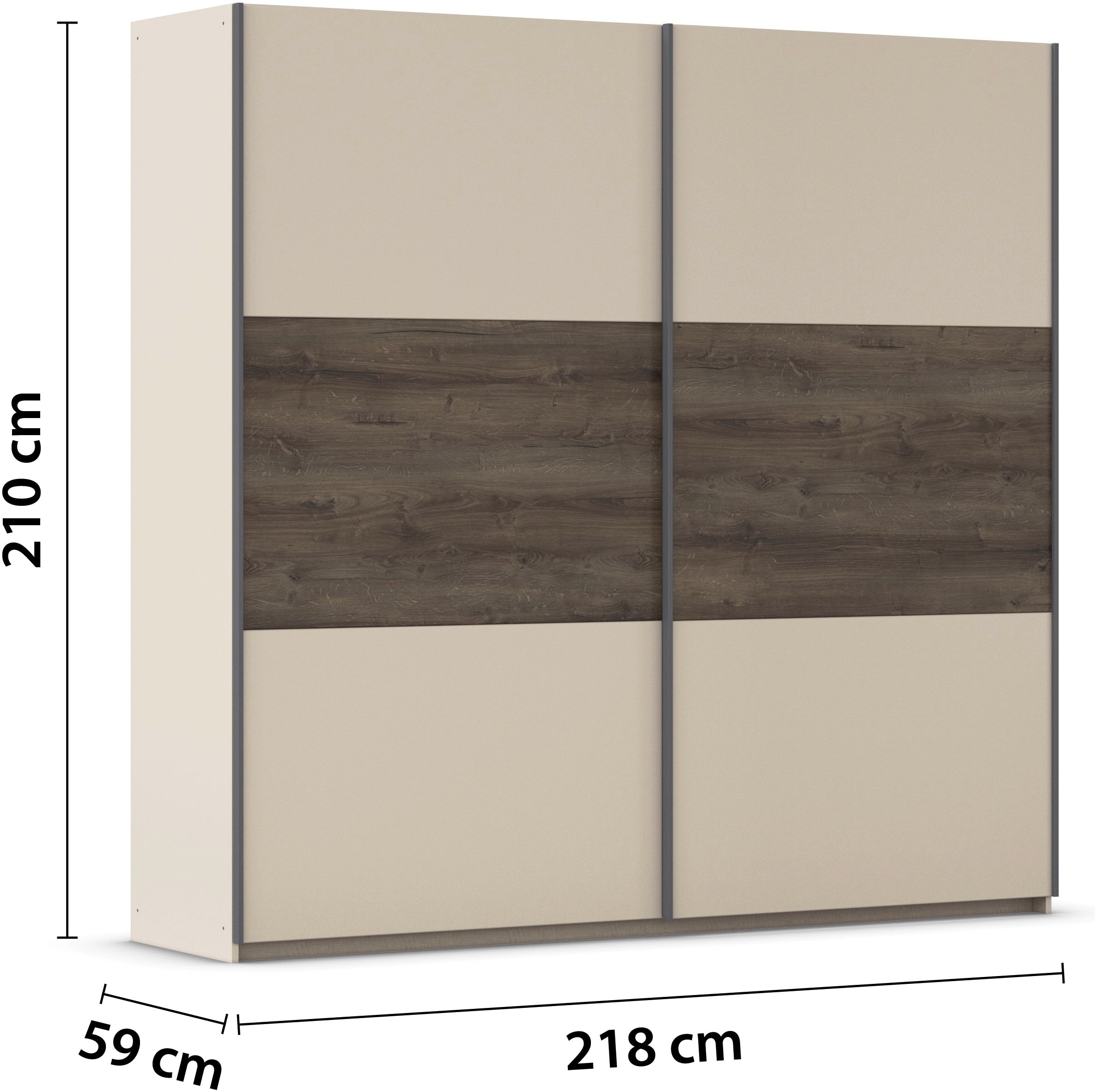 rauch Schlafzimmer-Set »Komplettschlafzimmer Schlafzimmer Schlafzimmermöbel SAJO«, (Set, 4 tlg., Set: Kleiderschrank mit/ohne Spiegel, Bett in 2 Breiten, 2 Nachttische), optional mit Spiegel am Kleiderschrank MADE IN GERMANY