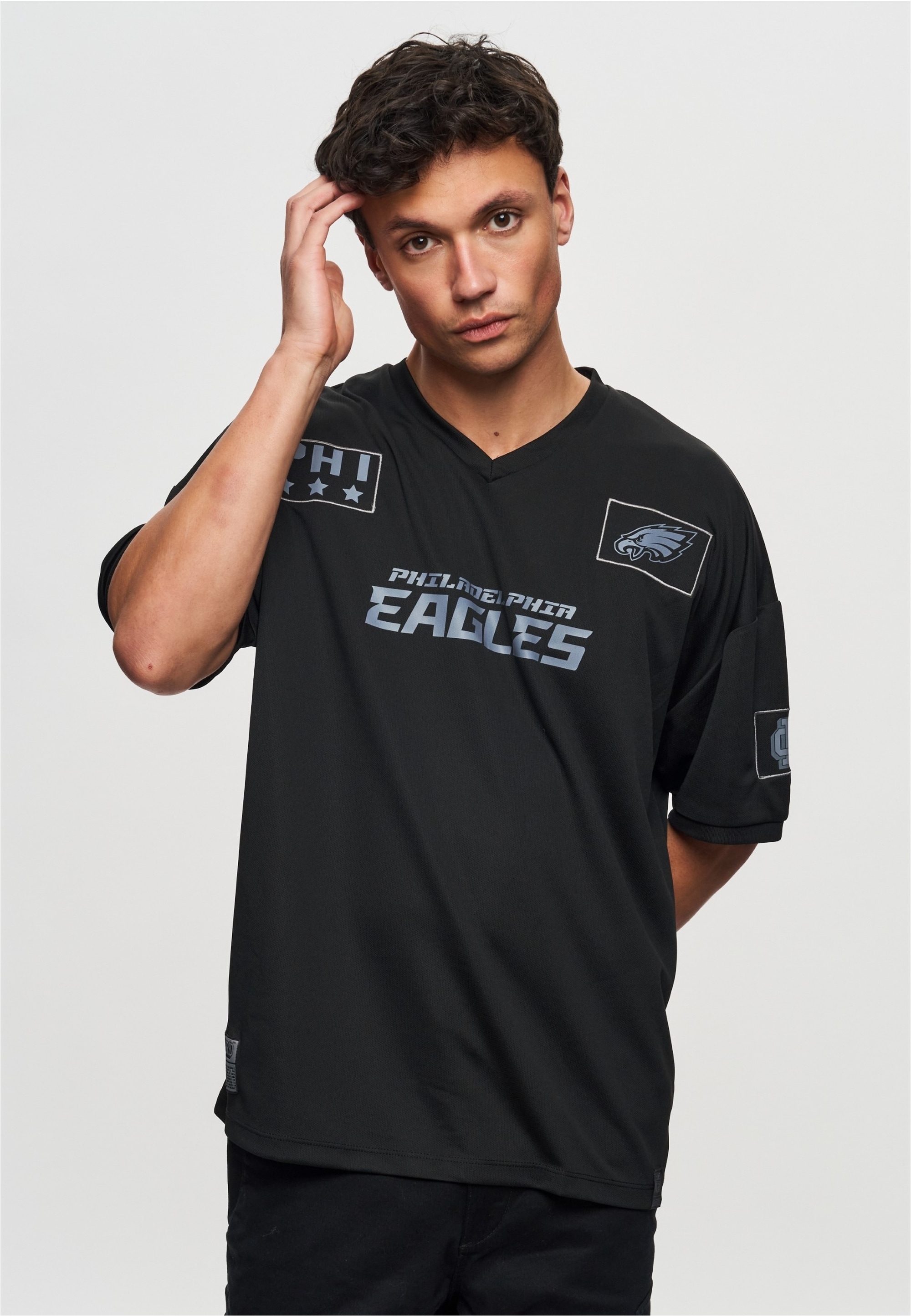 Recovered T-Shirt »NFL Eagles PHI 33 Oversized«, im lockeren Schnitt
