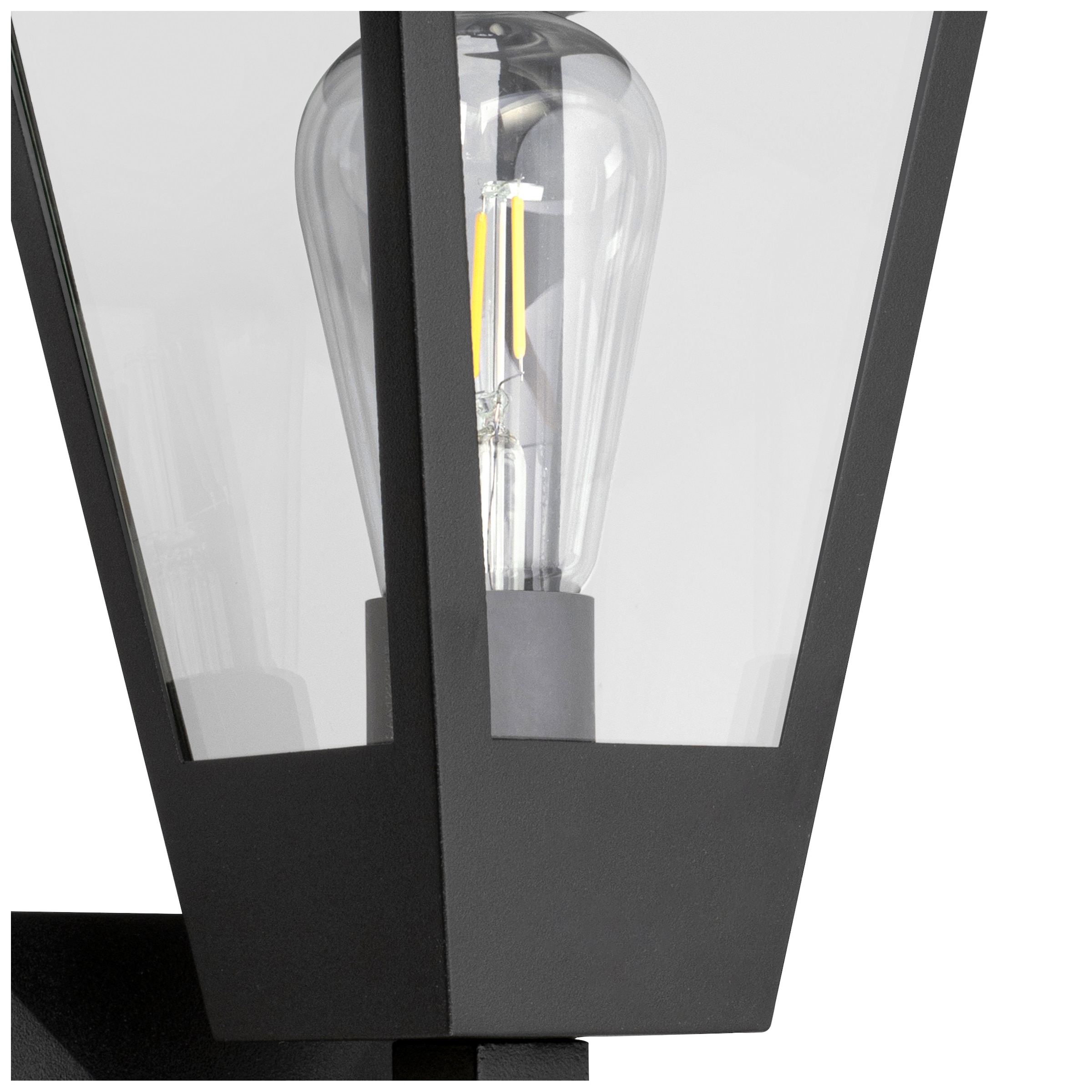 Brilliant Wandleuchte »Westcliff« E27 1 Stk. Außenwandleuchte 14 x 20 x 32 cm, E27, Aluminium Glas, anthrazit