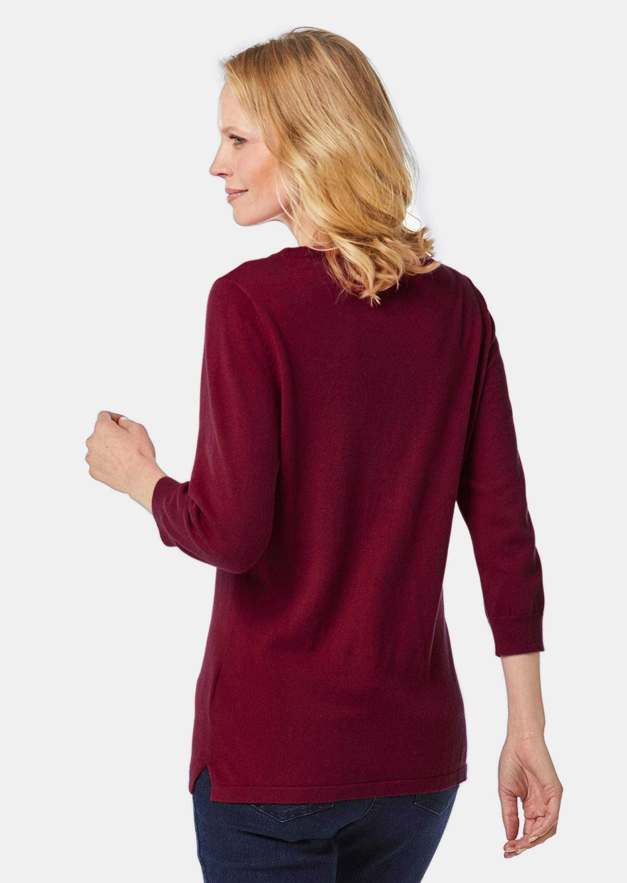 GOLDNER Strickpullover »Kurzgröße Pullover aus hochwertigem Garn«