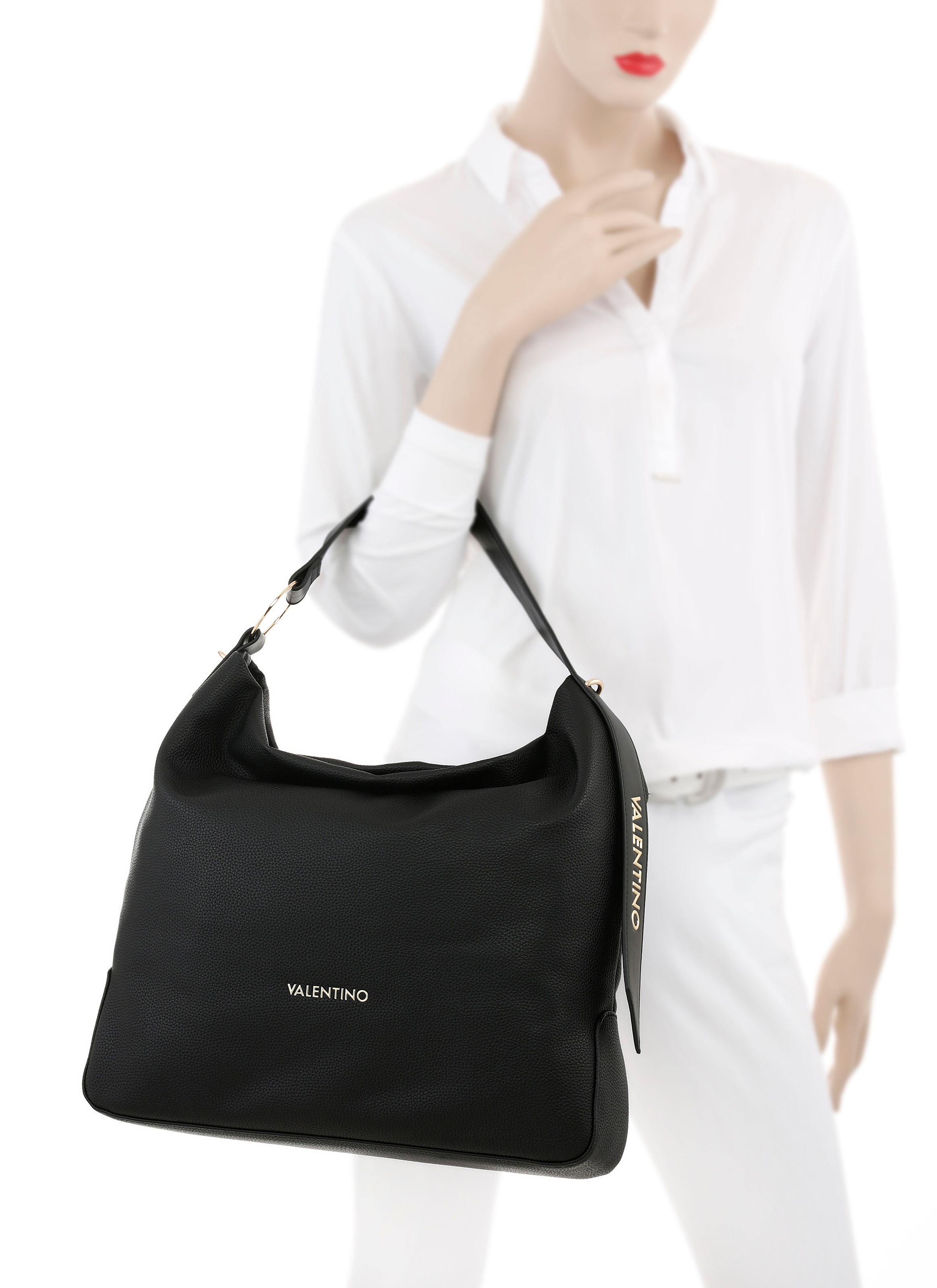 VALENTINO BAGS Hobo "HOBO BAG PEONIES RE", Henkeltasche, Schultertasche, Um günstig online kaufen