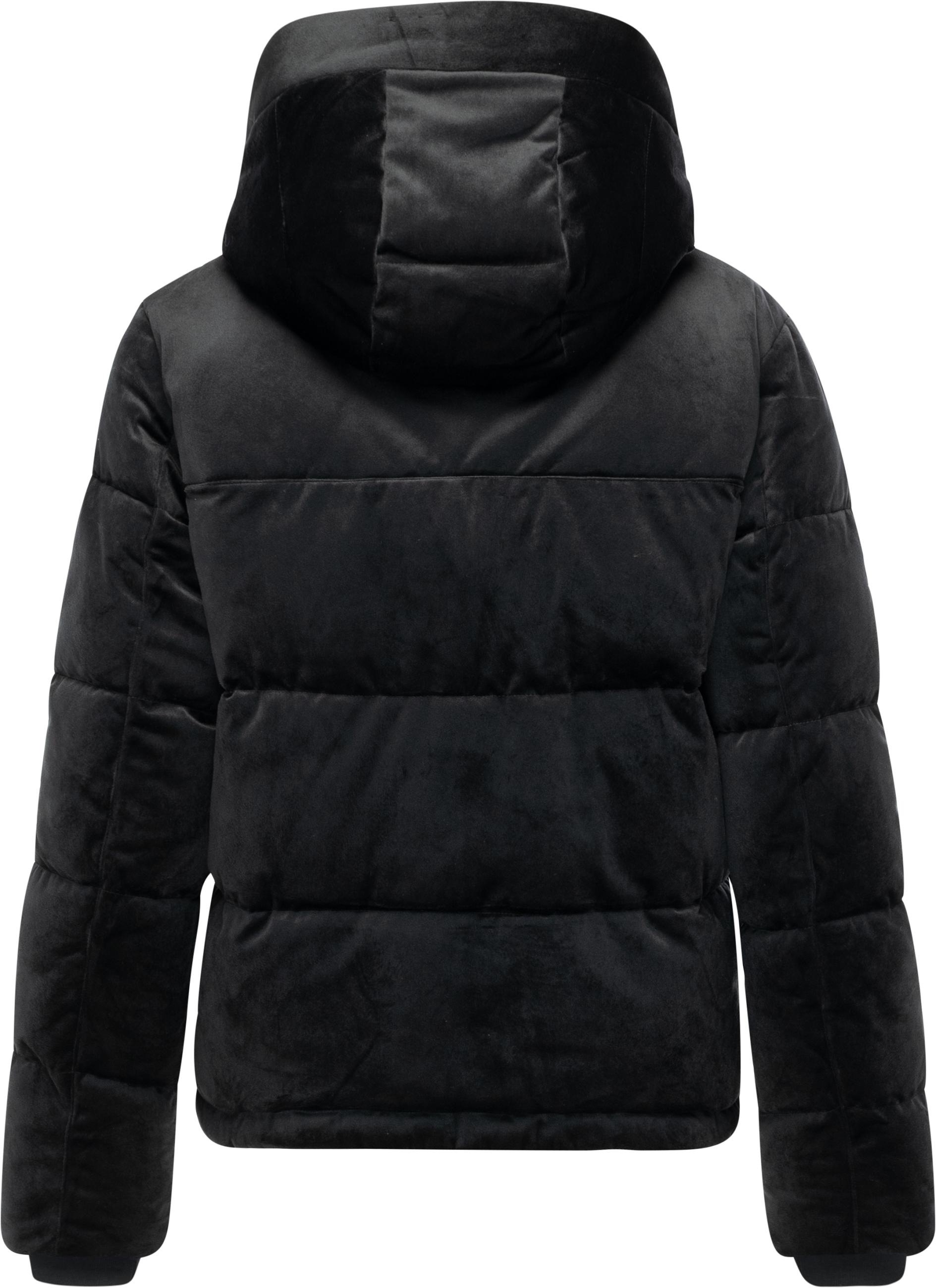 Ragwear Steppjacke »Roobie Velvet YOUMODO«, mit Kapuze, Gesteppte Winterjacke in Samtoptik mit Kapuze