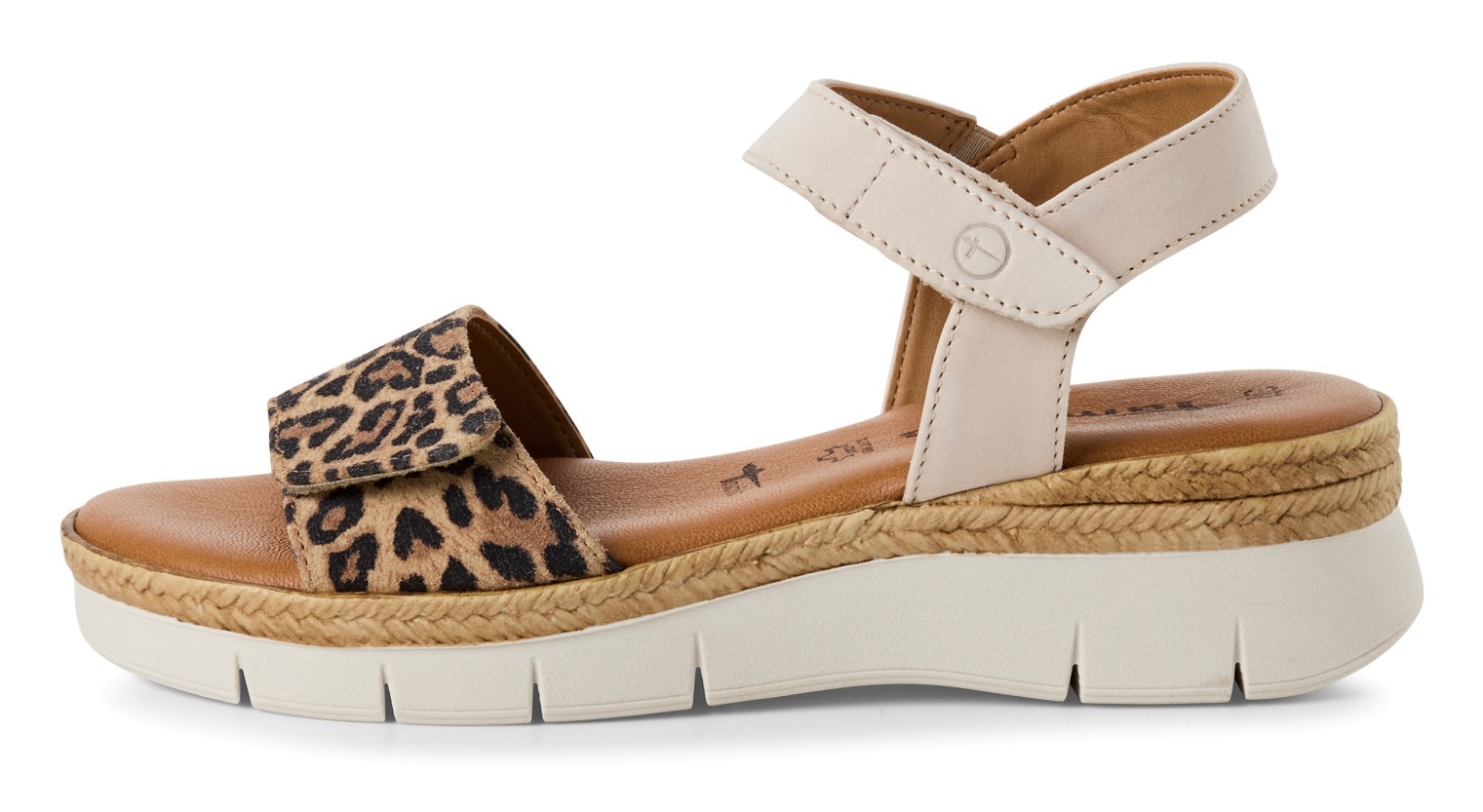 Tamaris Keilsandalette, Riemchensandale, Sommerschuh mit verstellbaren Klettverschlüssen