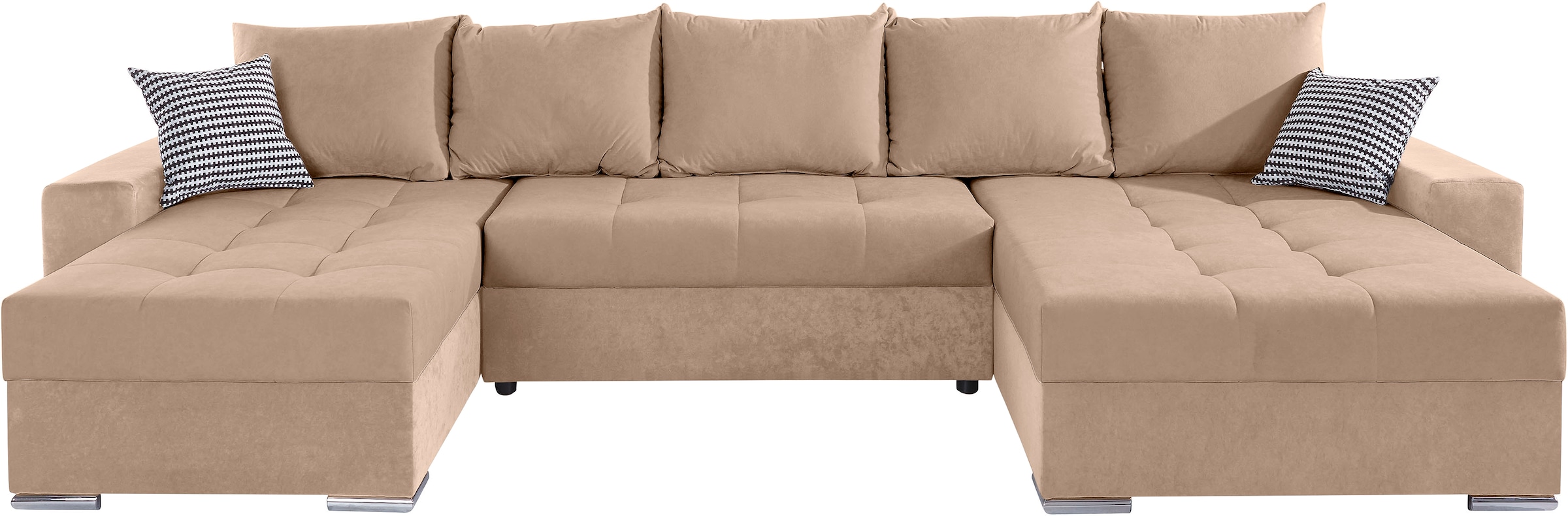 COLLECTION AB Wohnlandschaft "Josy XXL U-Form, B: 333 cm, mit 2 Recamieren günstig online kaufen