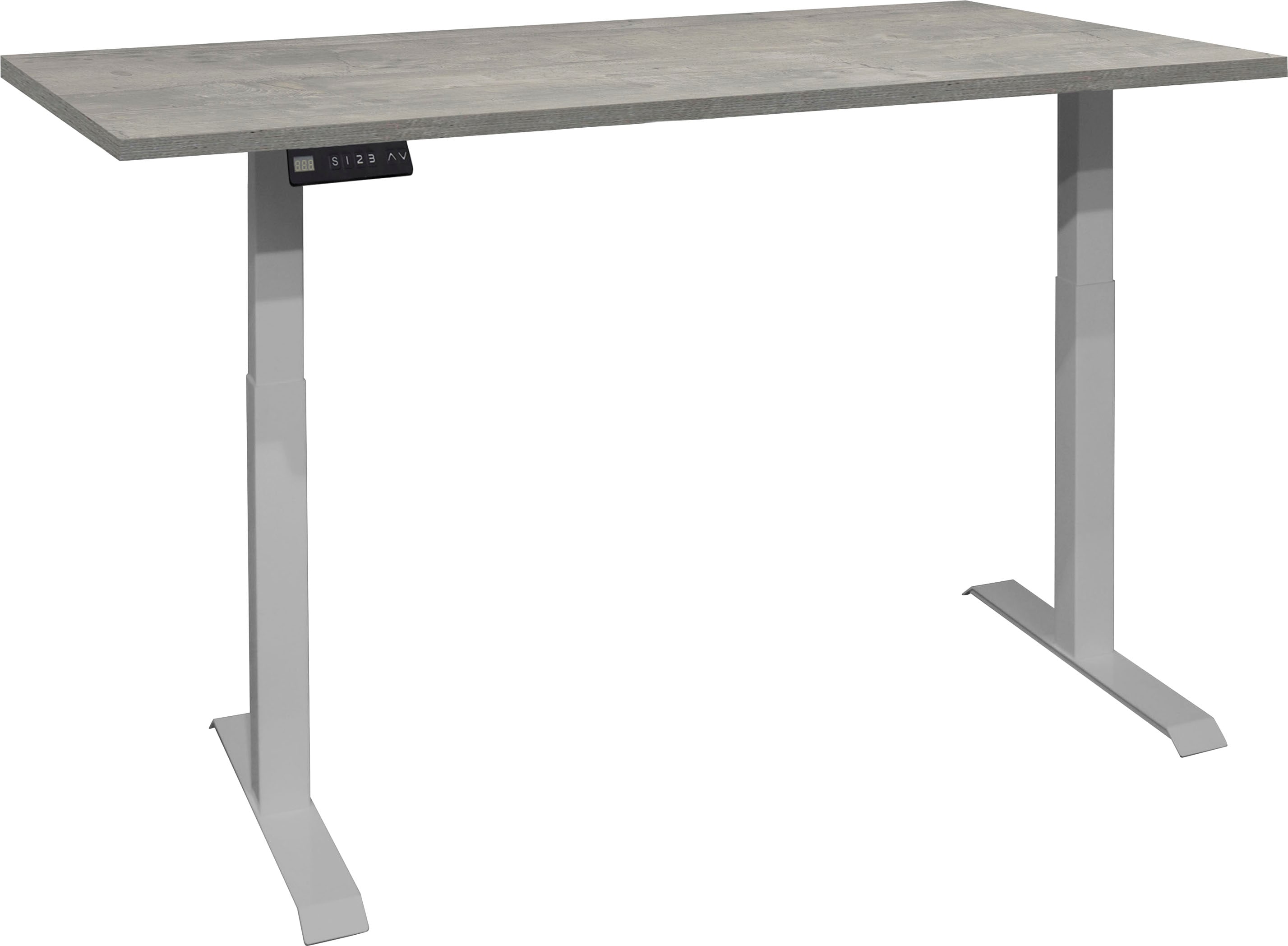 Mäusbacher "Big System Office" Breite 140 cm, elektrisch höhenverstellbar