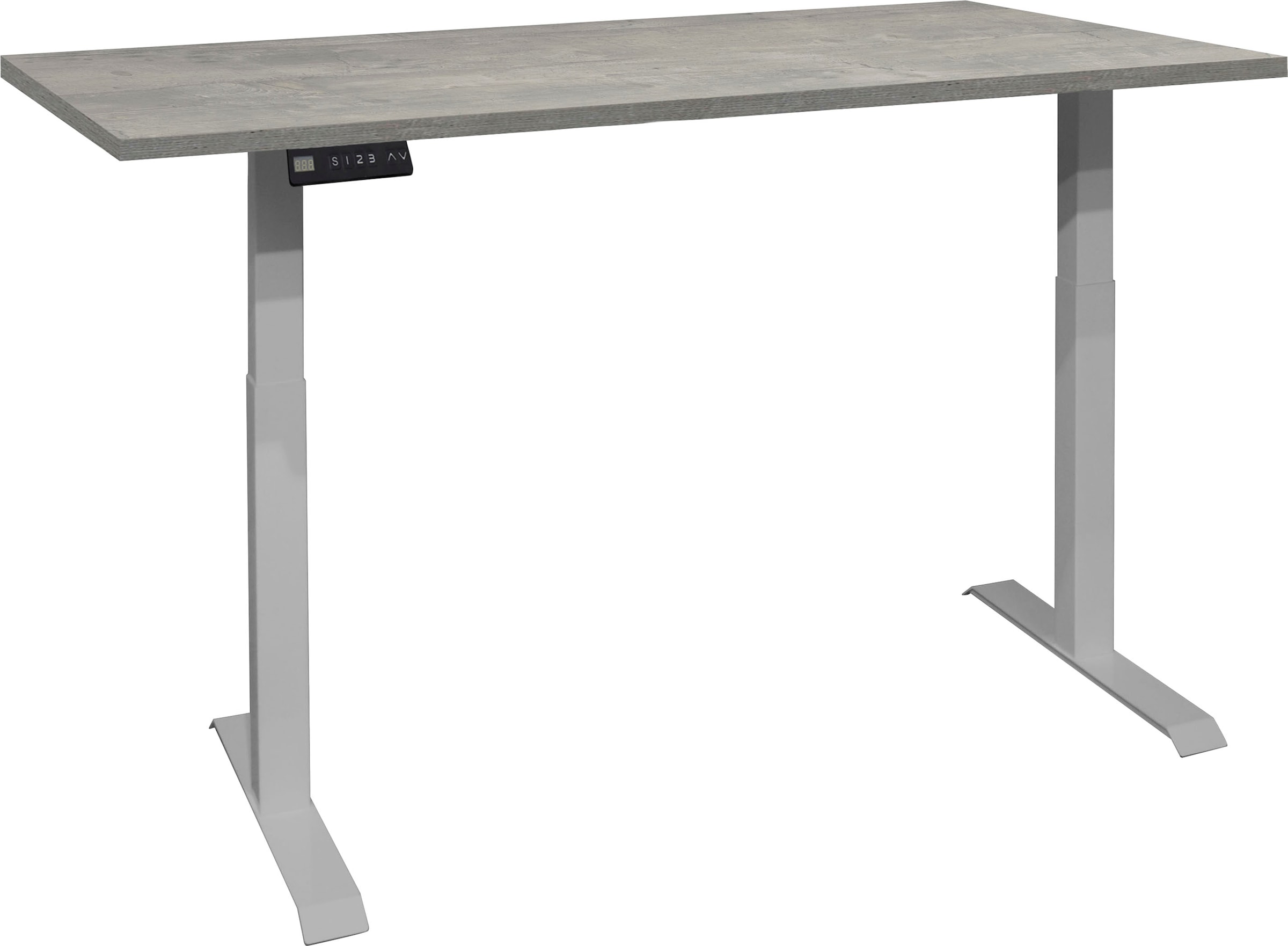 Mäusbacher Schreibtisch "Big System Office", Breite 140 cm, elektrisch höhenverstellbar