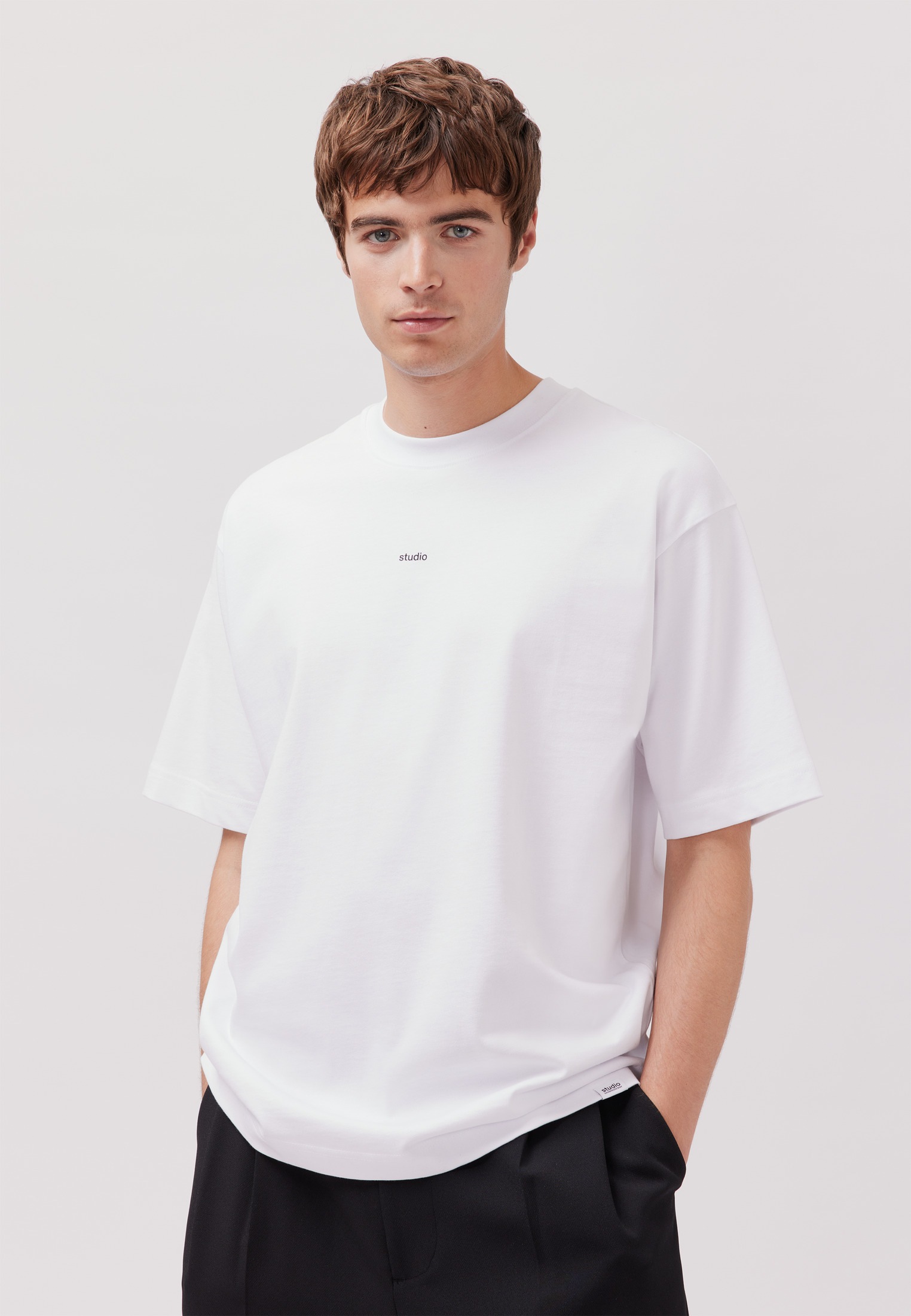 studio seidensticker T-Shirt »Studio«, 1/2 Rundhals Uni