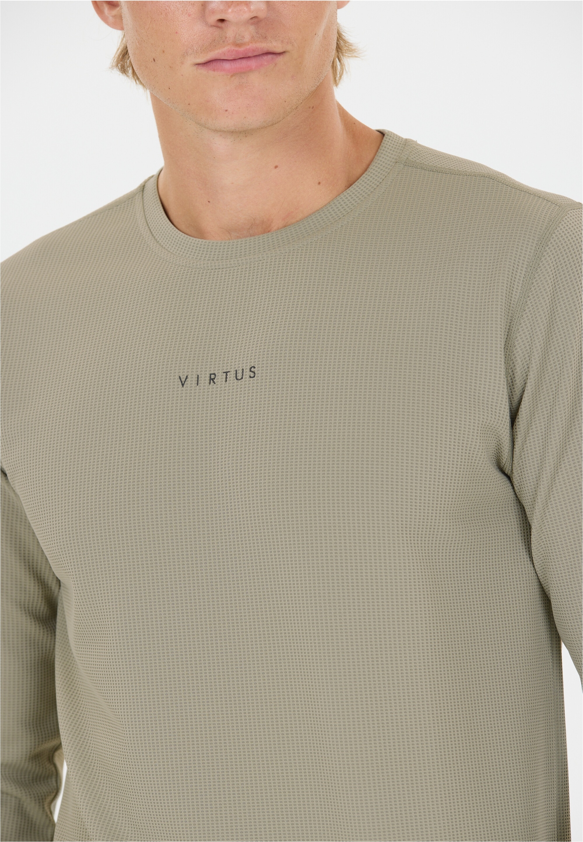 Virtus Dalkota Long Sleeve Shirt Green Size S 8