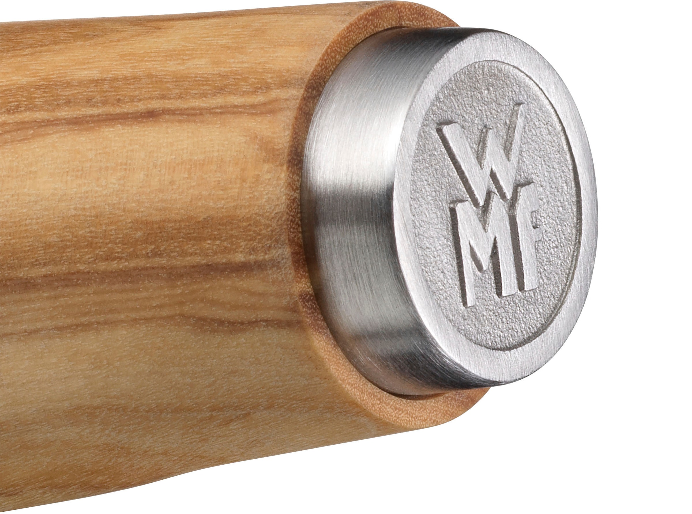 WMF Messerblock »Grand Wood«, 6 tlg., 6-teilig, Olivenholzgriffe, Spezialklingenstahl, perfekt ausbalanciert