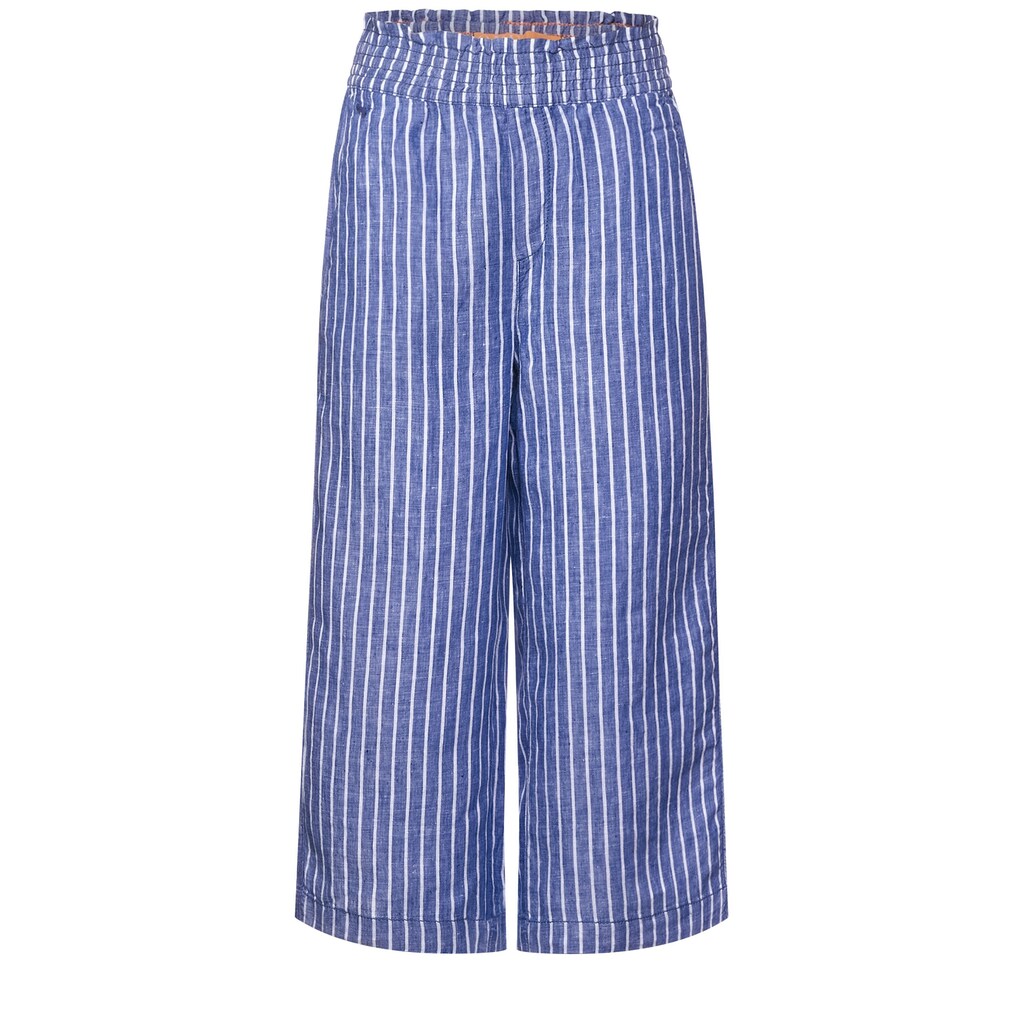 Damenmode Hosen STREET ONE 3/4-Hose, mit Streifenprint hellblau Damenmode Hosen STREET ONE 3/4-Hose, mit Streifenprint hellblau