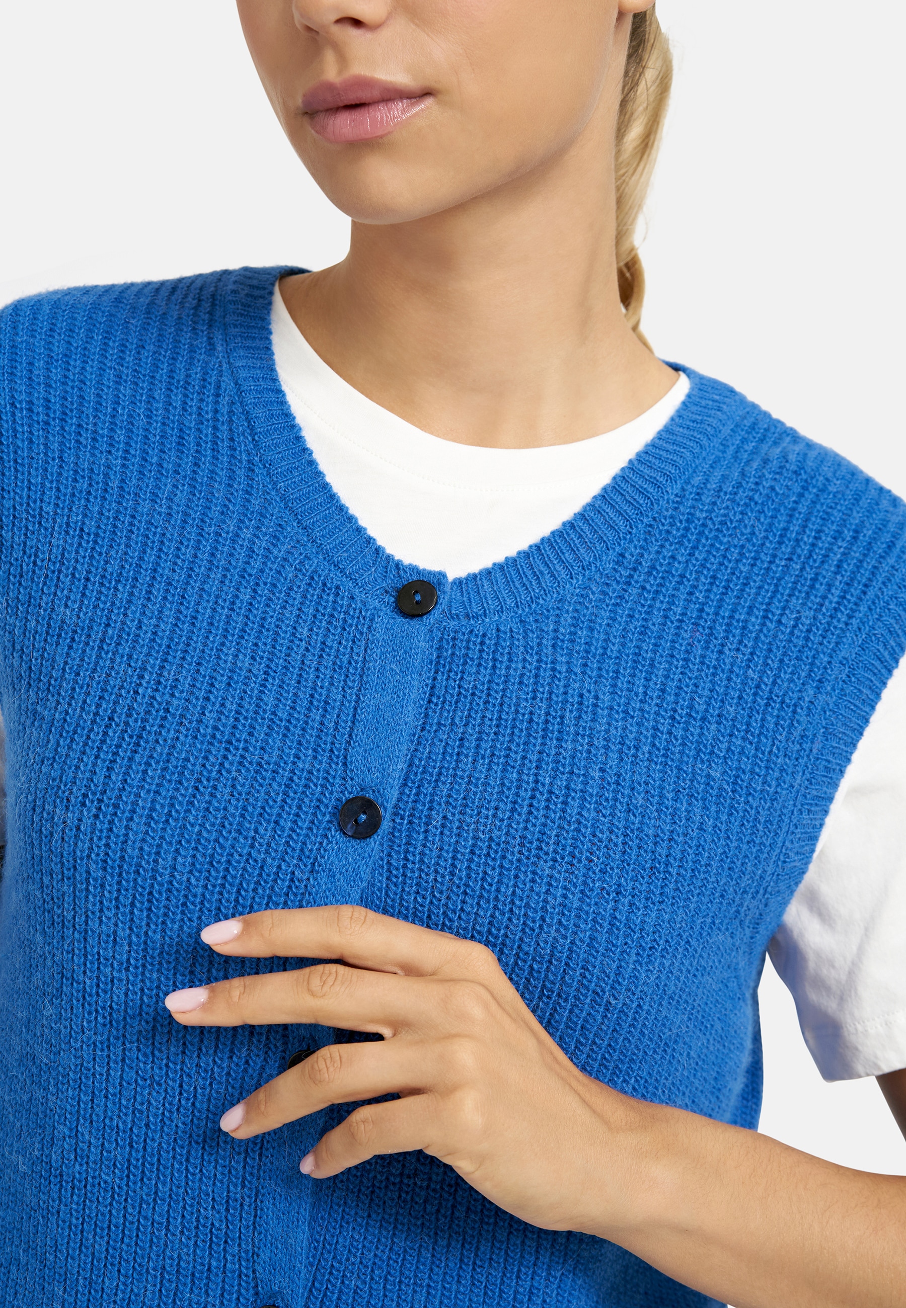 Smith & Soul Strickweste im Rippstrickmuster