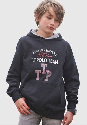 TOM TAILOR Polo Team Kapuzensweatshirt »GOLDEN POLO CUP« kaufen