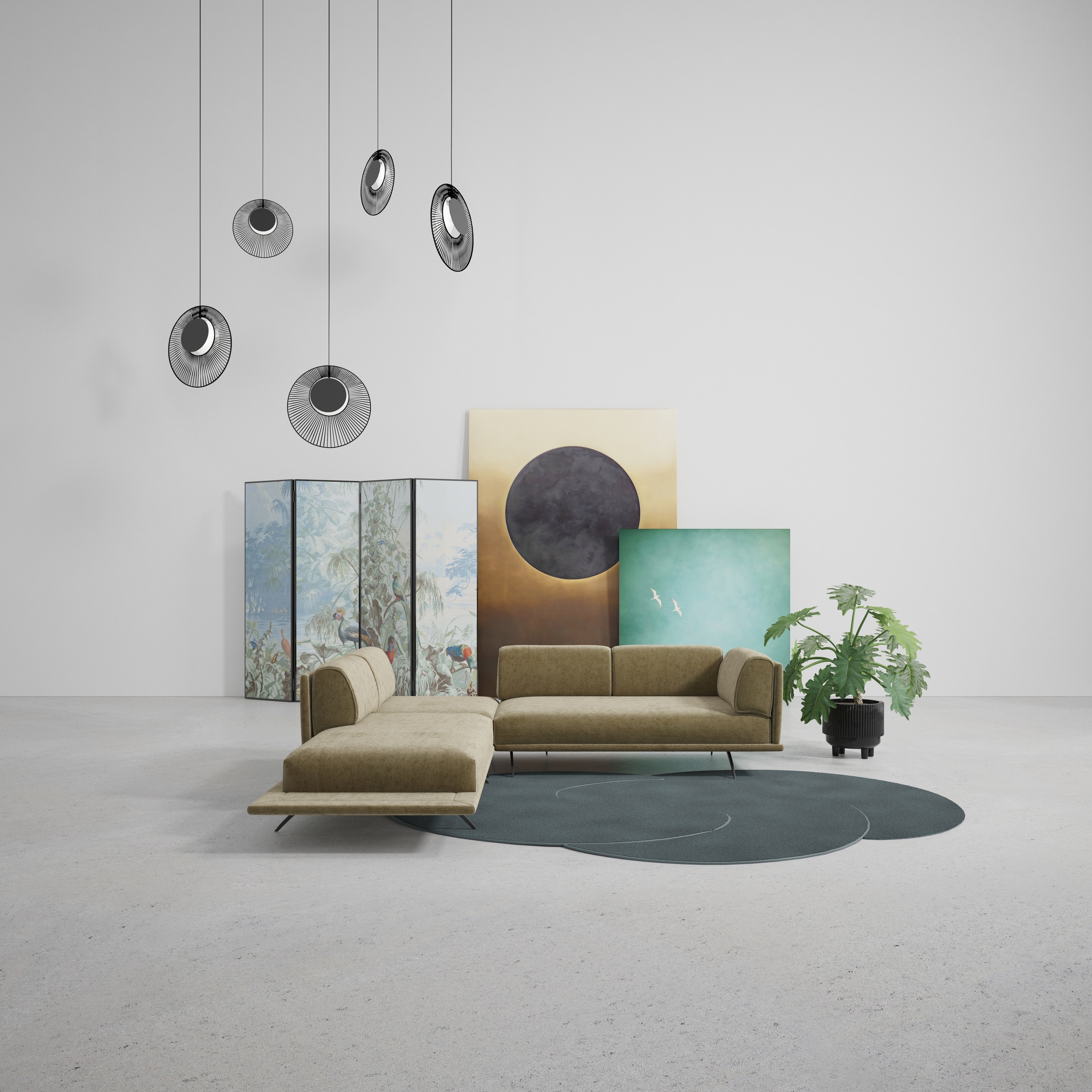 machalke® Ecksofa »benito, L-Form«, mit bezogenem Sockel