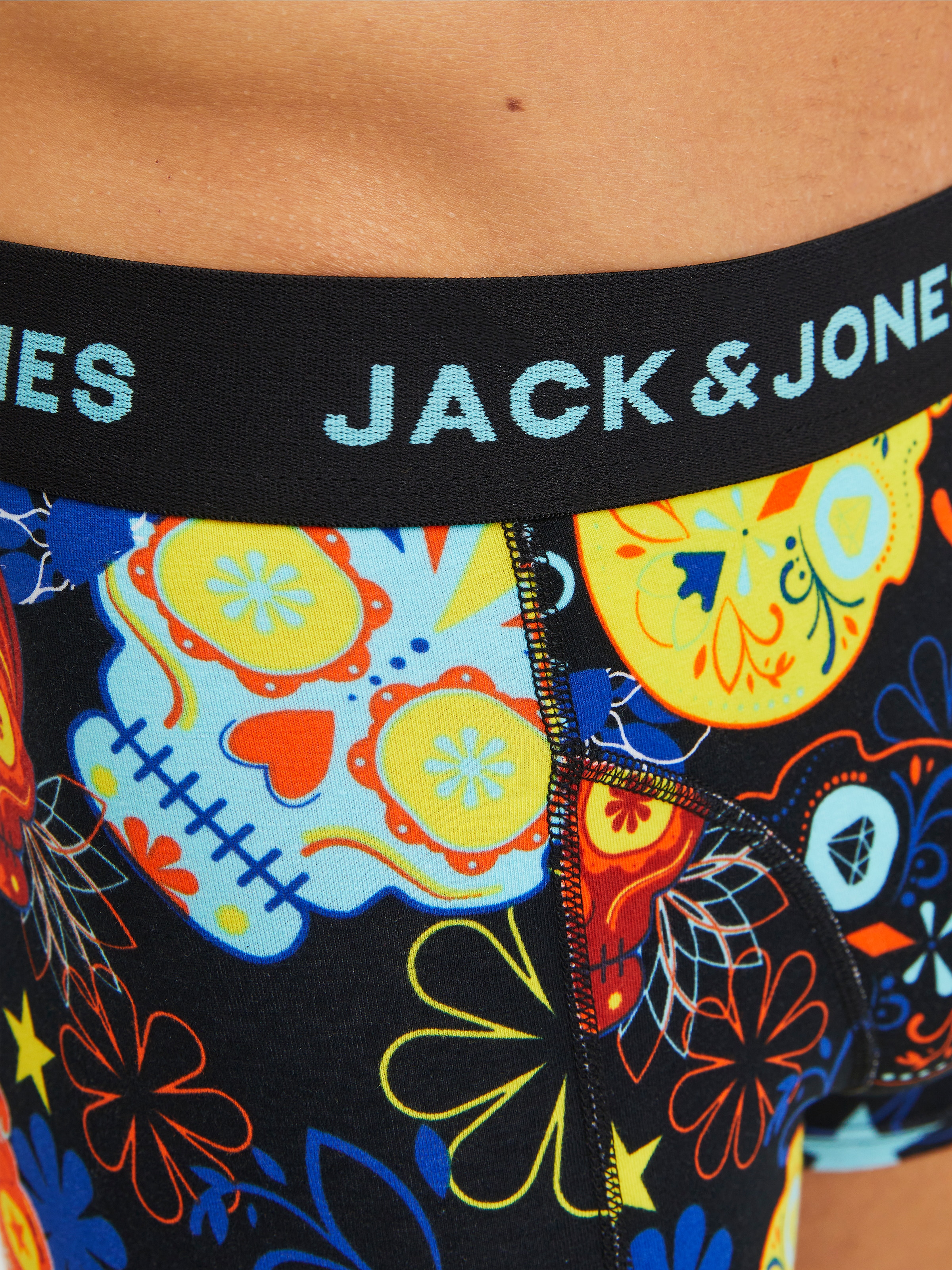 Jack & Jones Boxershorts »JACSUGAR SKULL TRUNKS 3 PACK. NOOS«, 3 Stk.