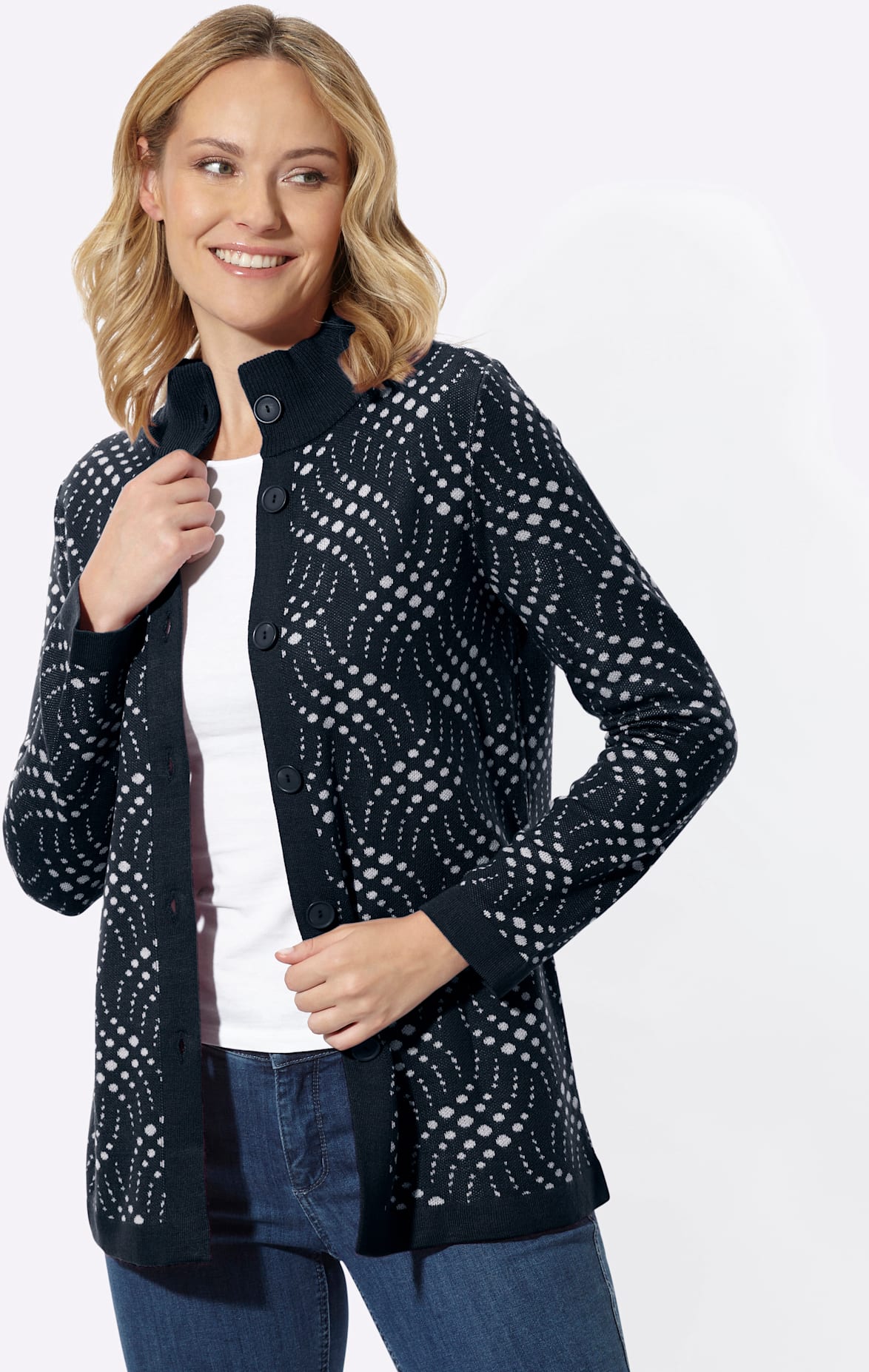 Classic Basics Strickjacke