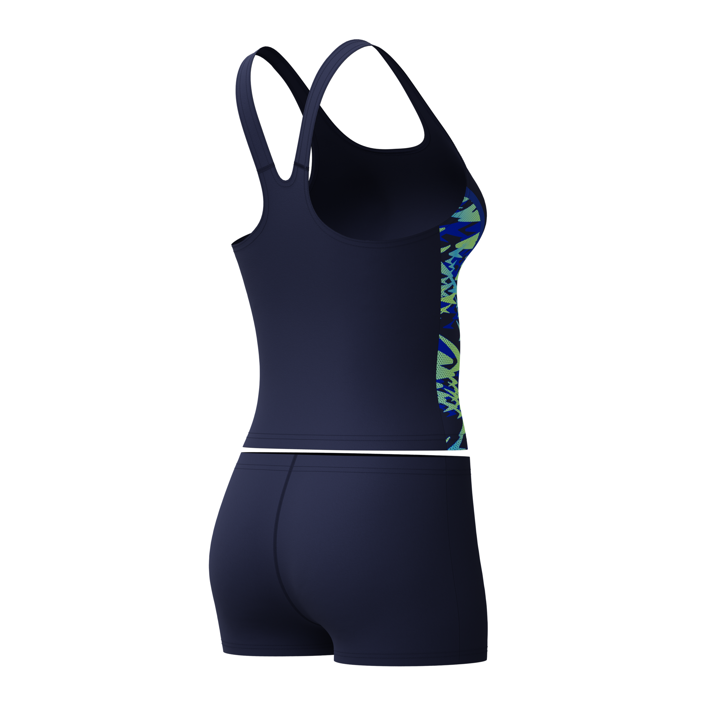 Speedo Tankini »HYPERBOOM SPLICE TANKINI SET BLK/GRN«