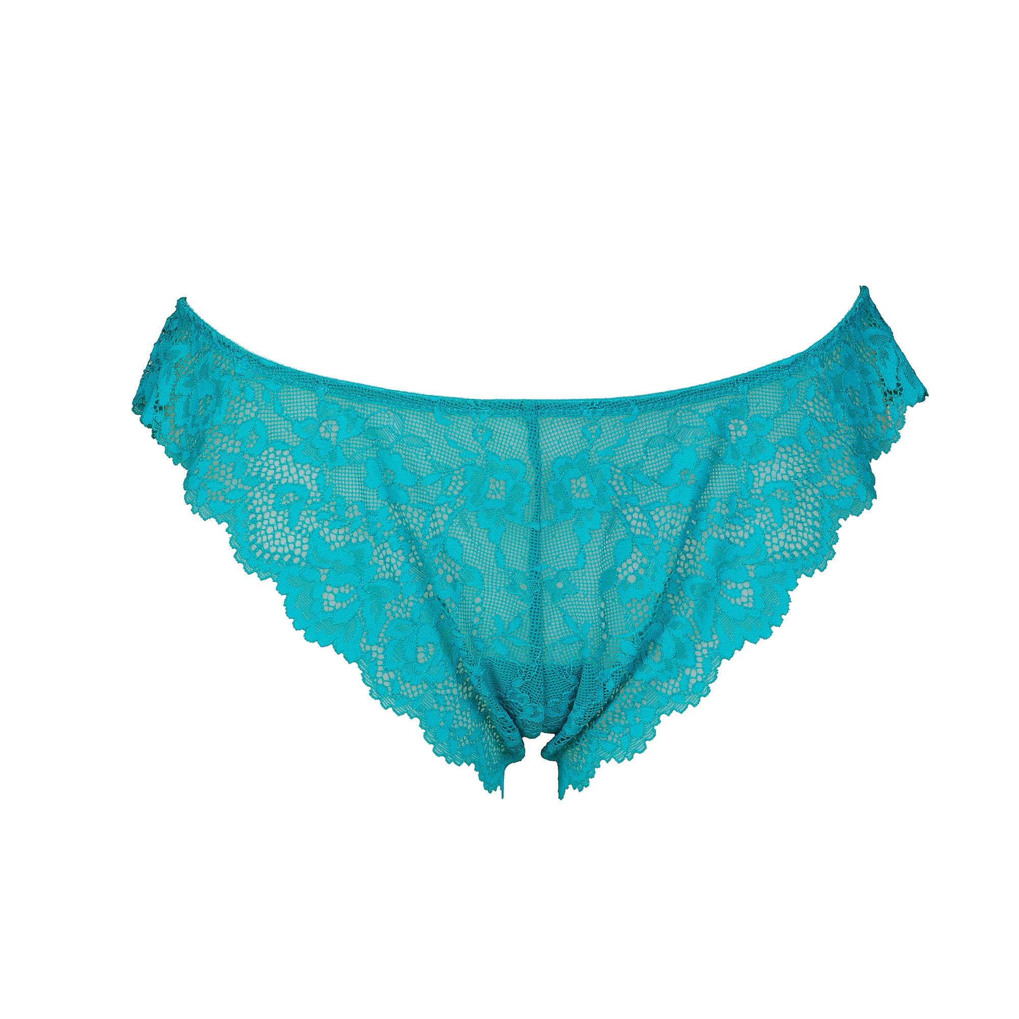 After Eden Brasilslip, mit floraler Spitze