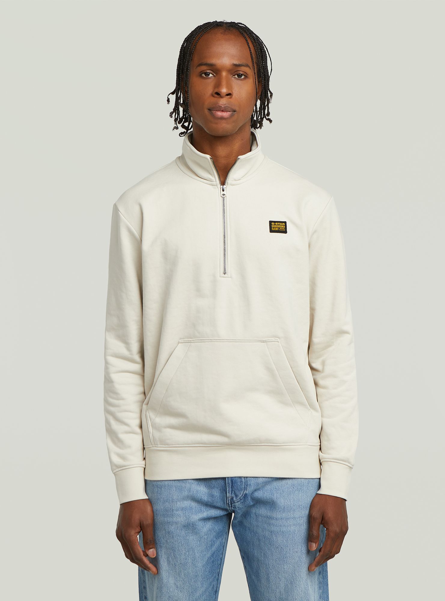 G-STAR "Half Zip Sweater Label Badge"
