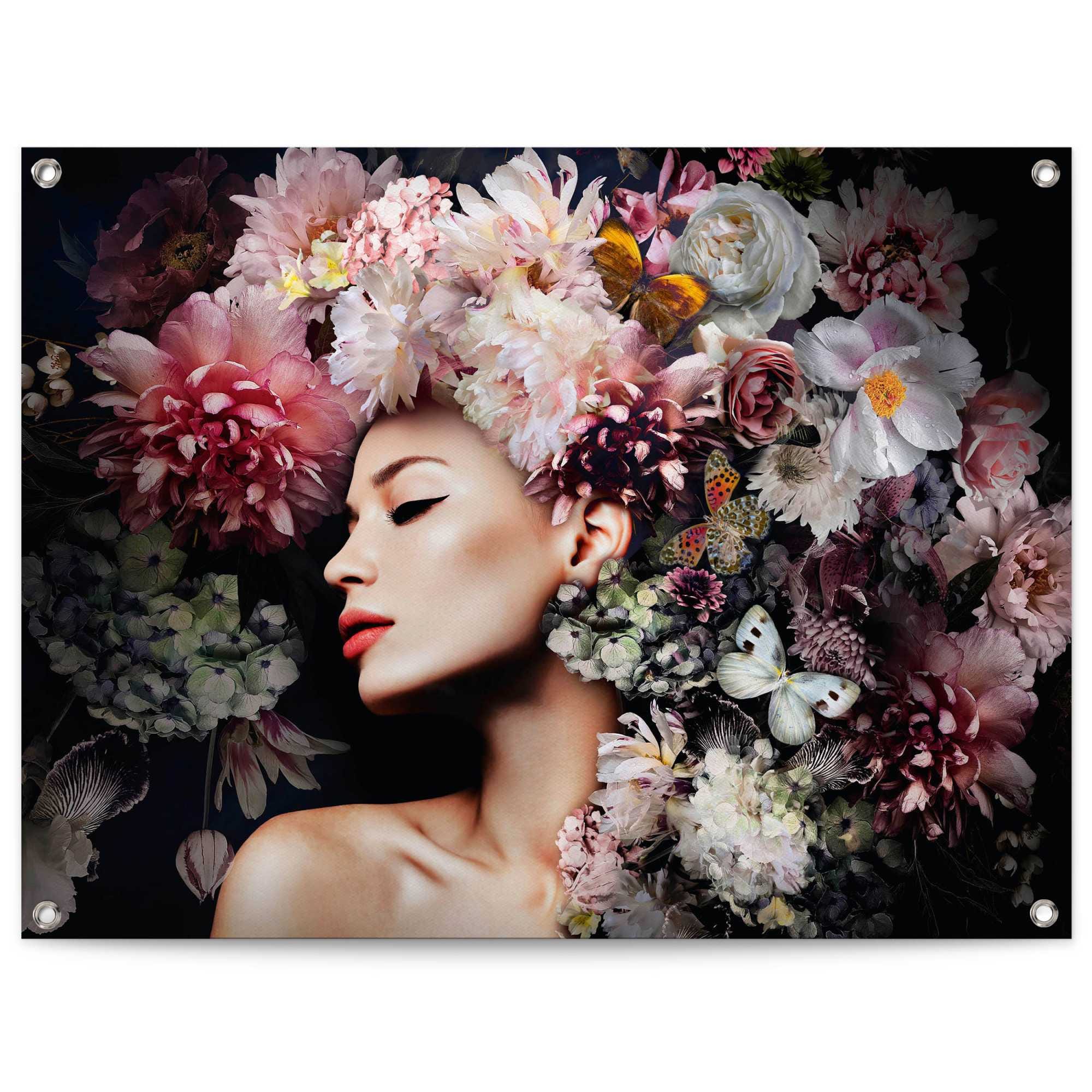 Reinders "Frau mit Blumenhut" Outdoor für Garten oder Balkon günstig online kaufen
