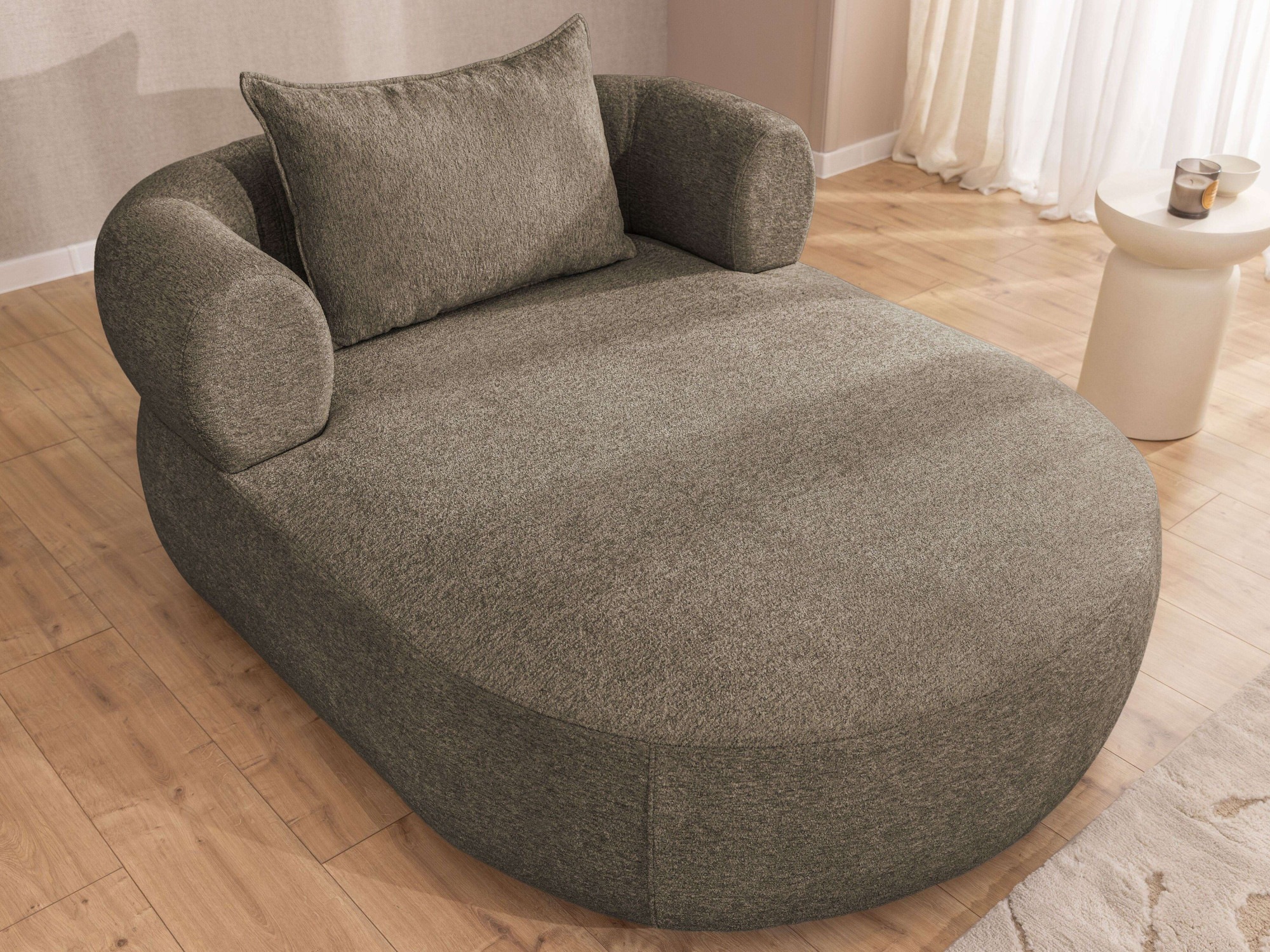 Thumbnail - Home affaire XXL-Sessel "LUSSAC Loveseat extra tief, große Sitzfläche, Maße B/T/H: 123/158/78cm"
