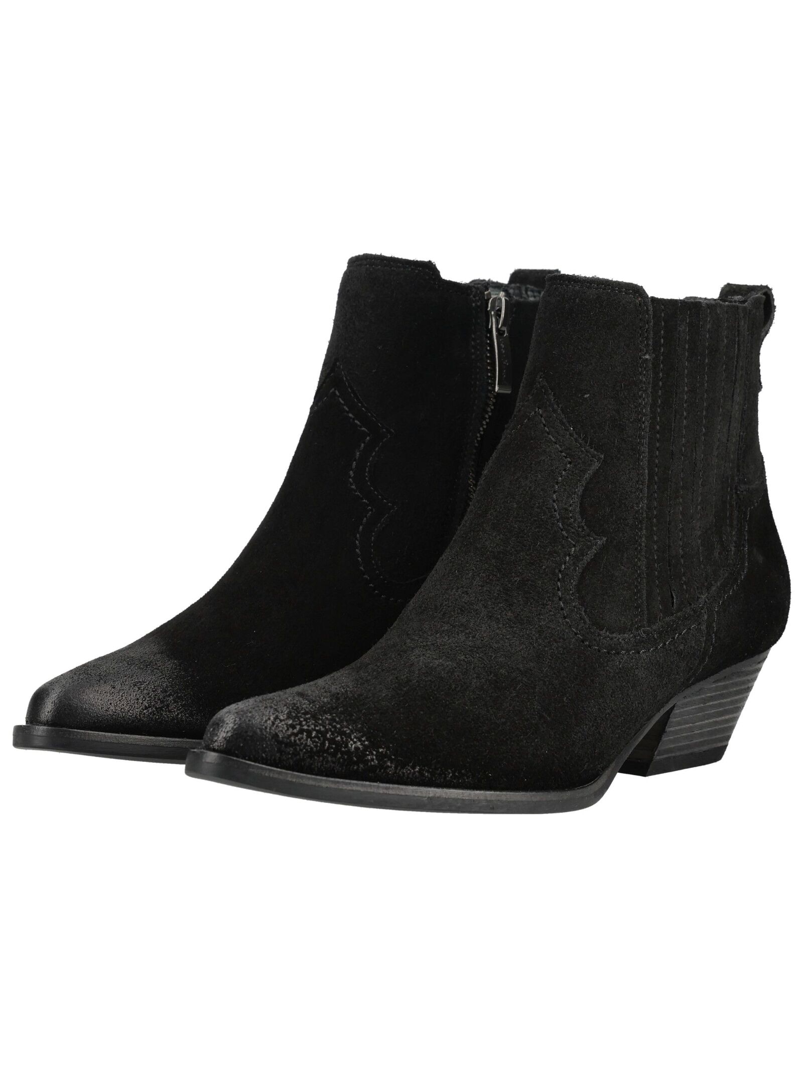 Paul Green Bikerboots »Paul Green Stiefelette Veloursleder«