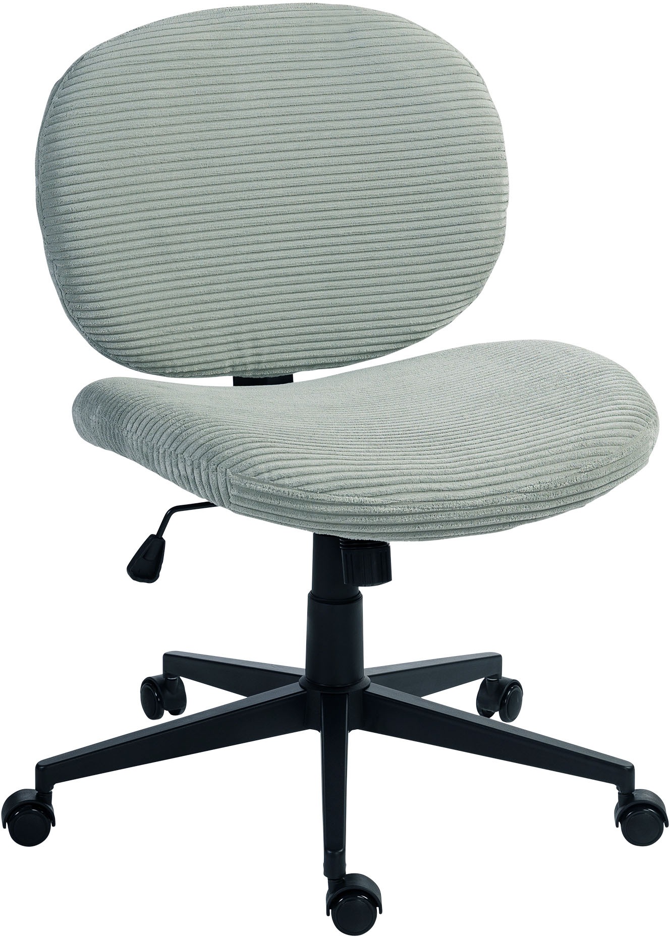 Drehstuhl DUO COLLECTION, B:61cm H:90cm T:68cm, grün, 100% Polyester, Büro, Stühle, "Tilo", Sitzhöhenverstellung, Wippmechanik,