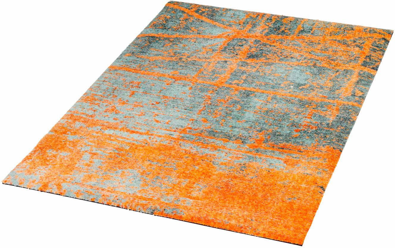 wash+dry by Kleen-Tex "Rustic" rechteckig 9 mm Höhe Teppich, Schmutzfangläufer, modernes Design, rutschhemmend, waschbar
