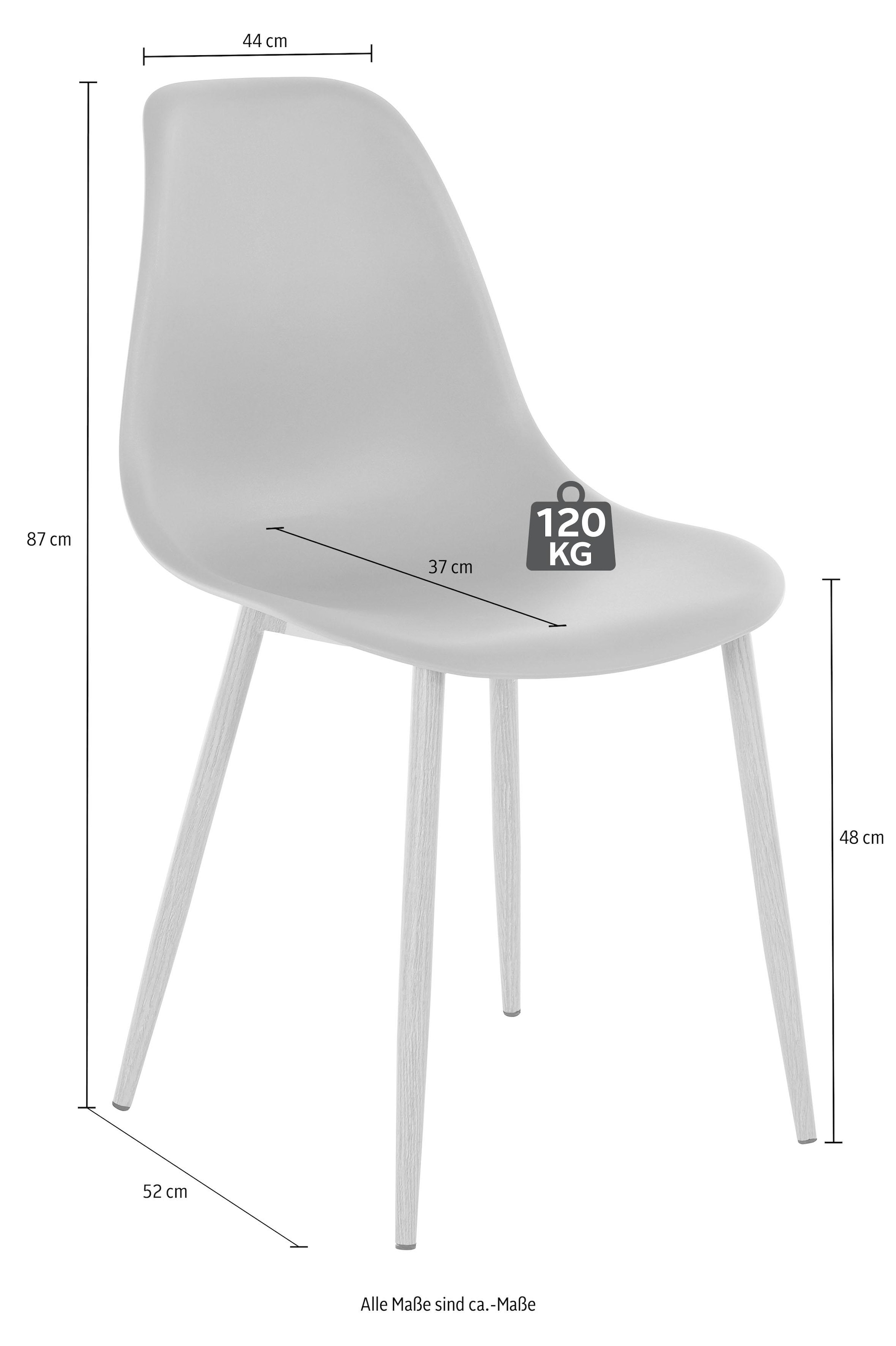 INOSIGN Schalenstuhl oder BAUR Stück in (2 Stück) Kunststoff »Miller«, | kaufen 4 Sitzschale