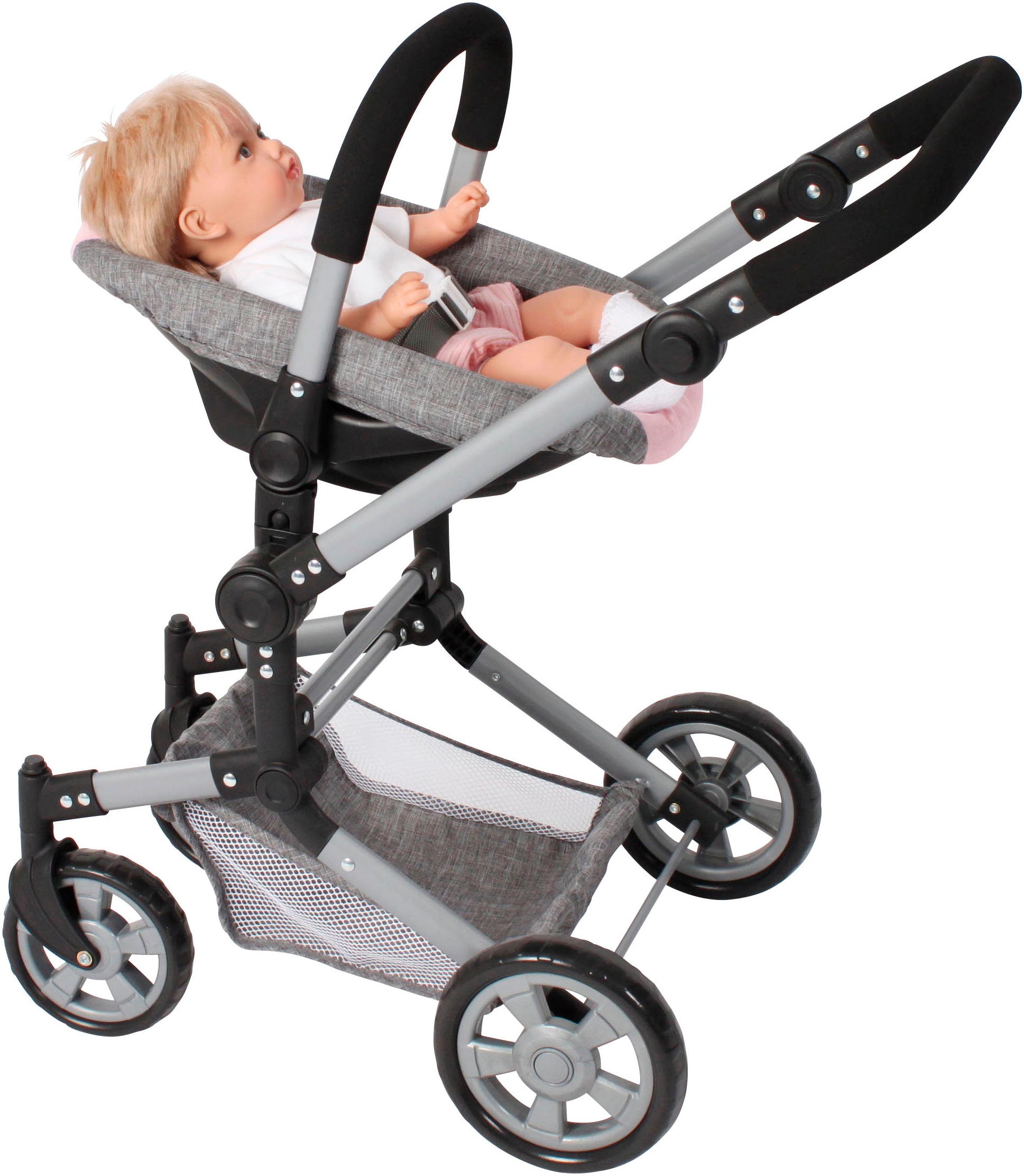 CHIC2000 Puppen Autositz »mit Adapter«, passend für Puppenwagen Mika, Nele, Jara, Linus und Linus Duo