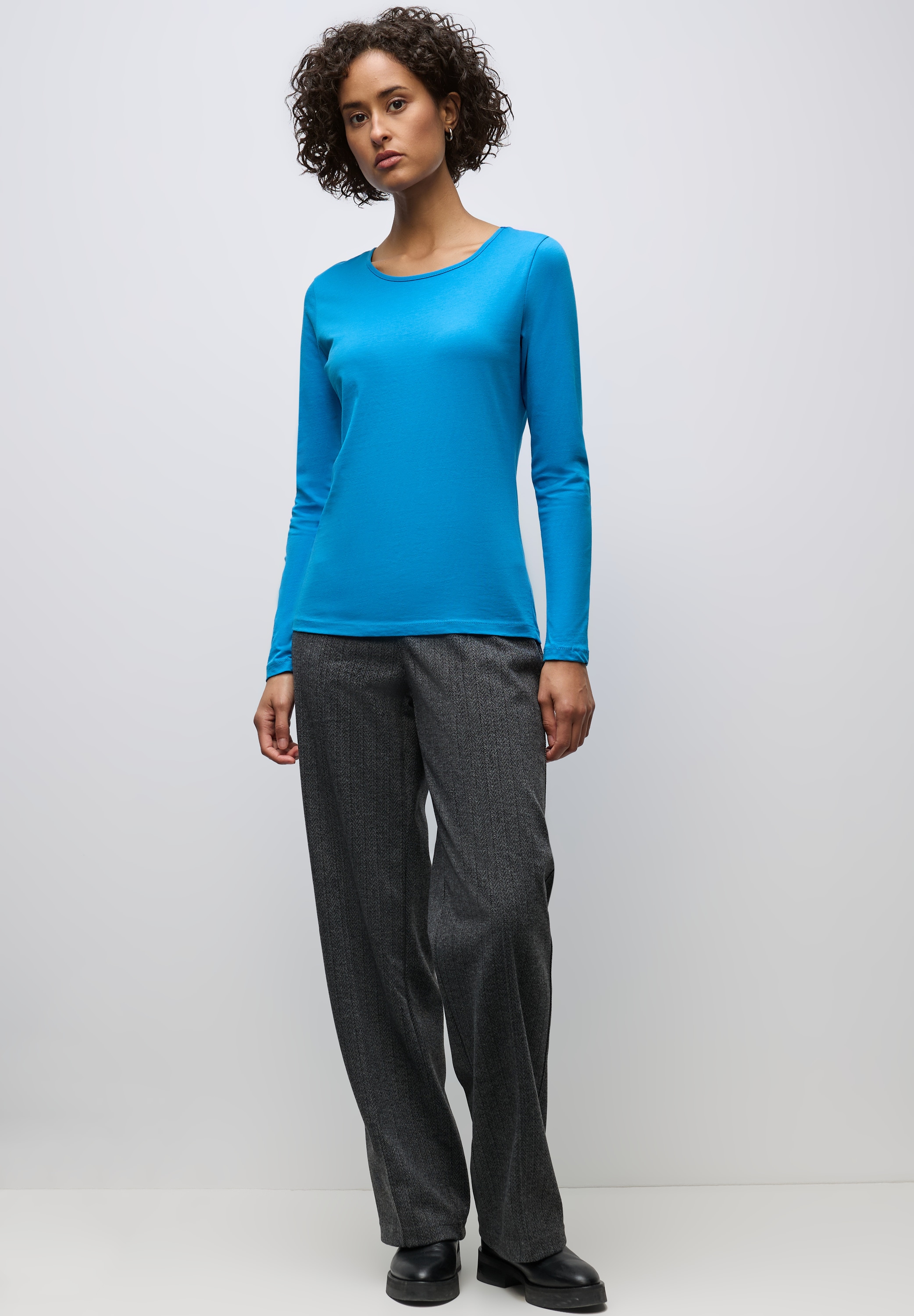 STREET ONE Langarmshirt, Basic