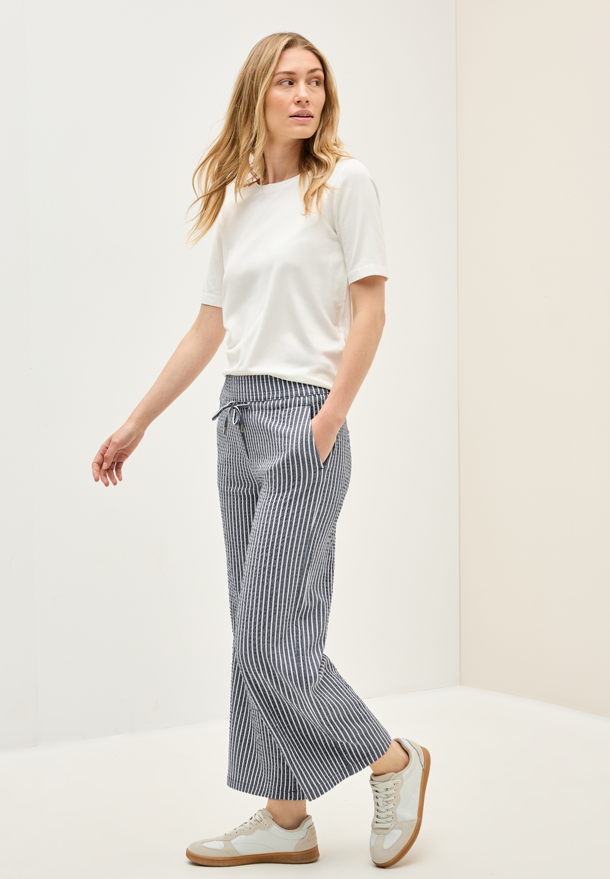 Cecil Stoffhose »Style Neele«, mit Streifen Muster