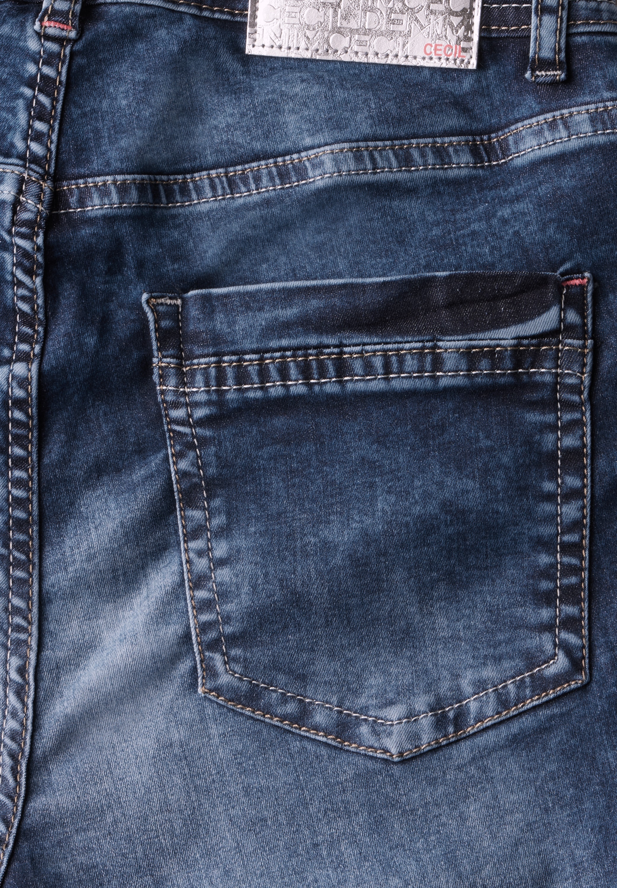 Cecil Slim-fit-Jeans, High Waist