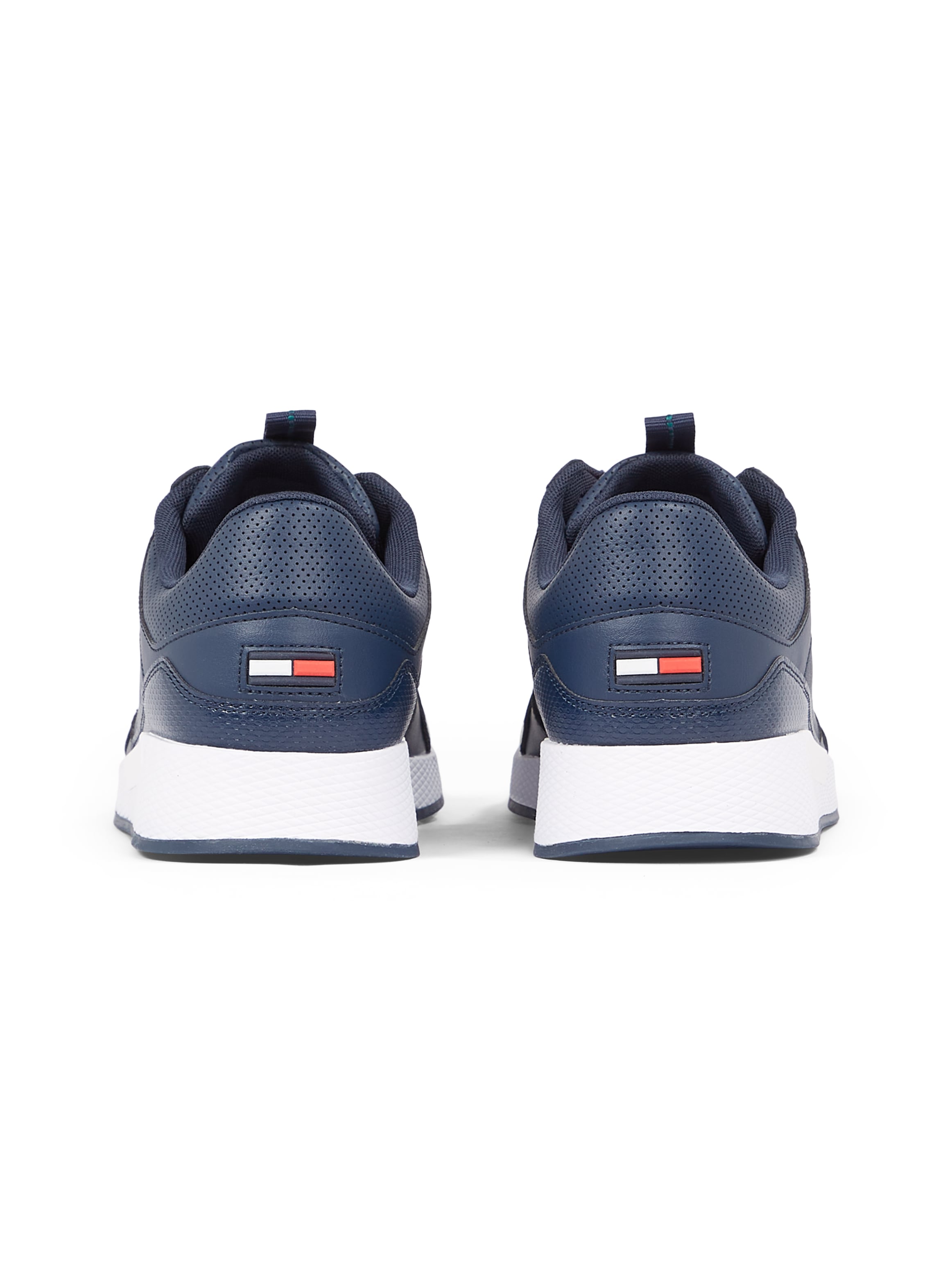 Tommy Jeans Keilsneaker »TOMMY JEANS FLEXI RUNNER«, Freizeitschuh, Halbschuh, Schnürschuh mit seitlicher Logoflagge